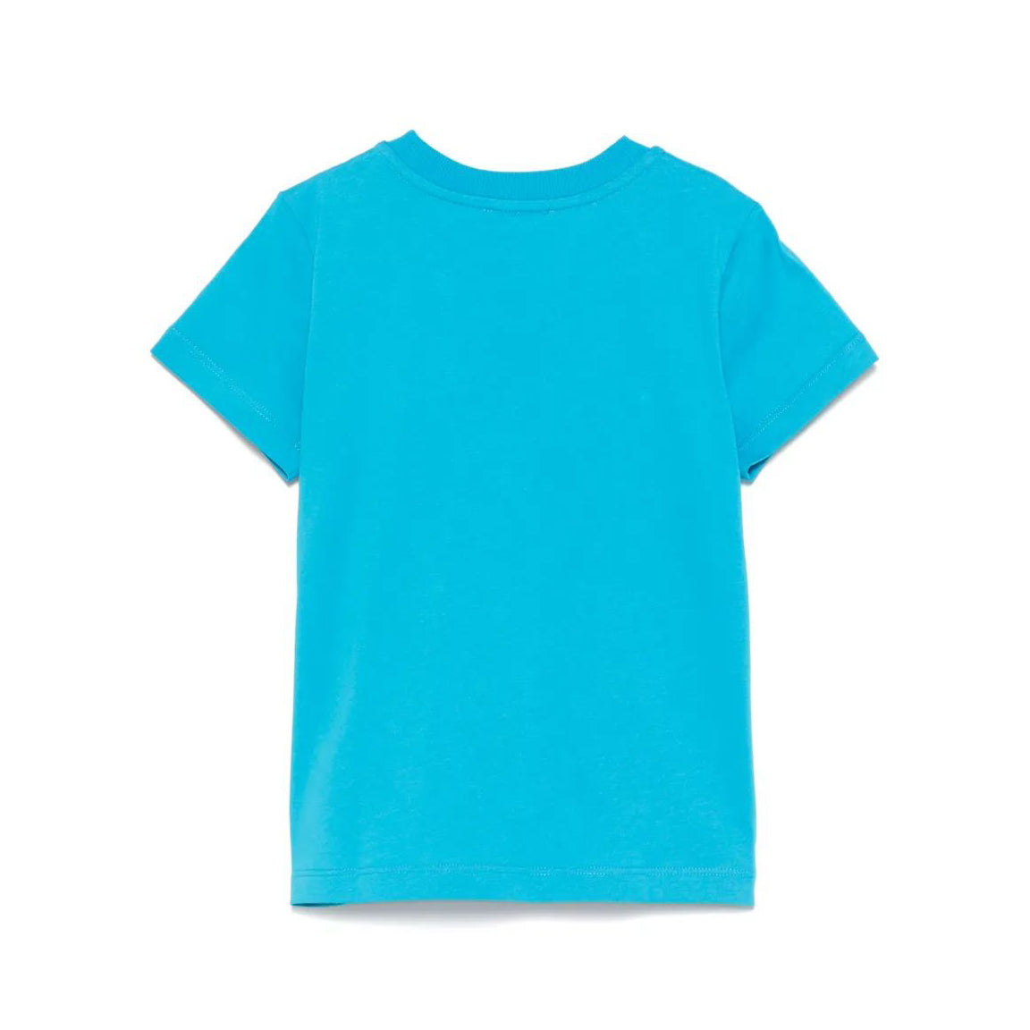 Boys & Girls Blue Printed Cotton T-Shirt