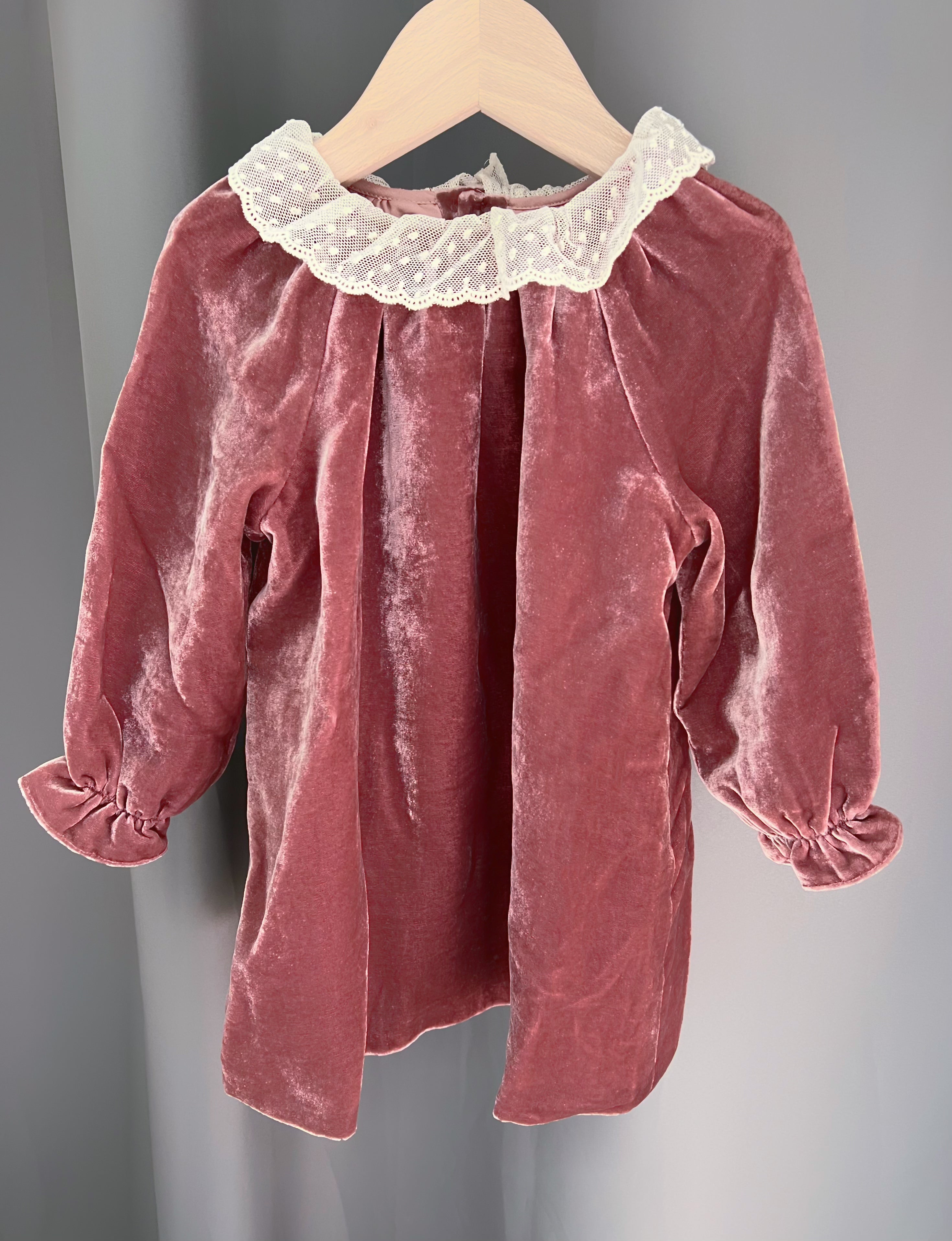 Girls Tile Red Dress