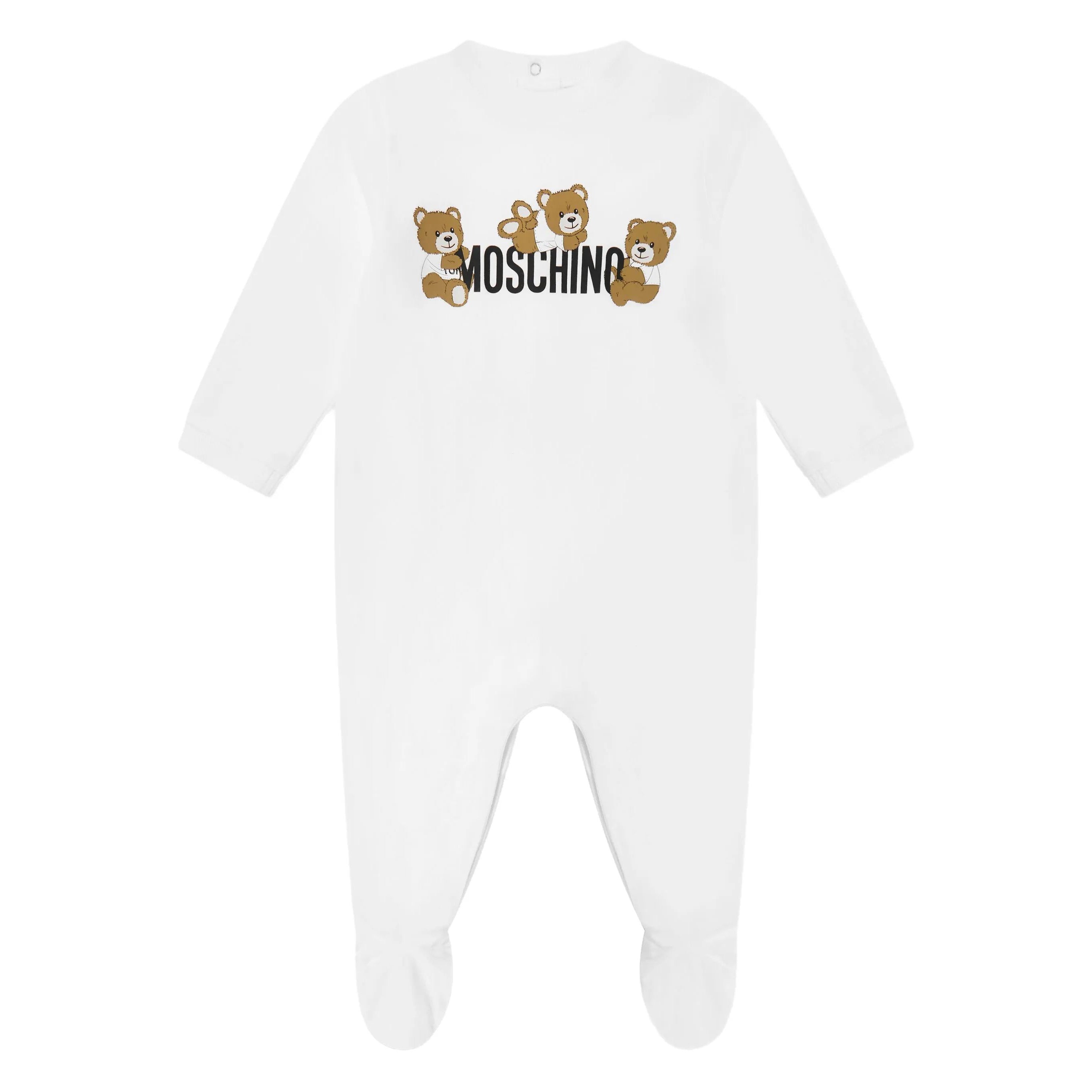 Baby Boys & Girls White Cotton Babysuit Gift Set(2 Pack)