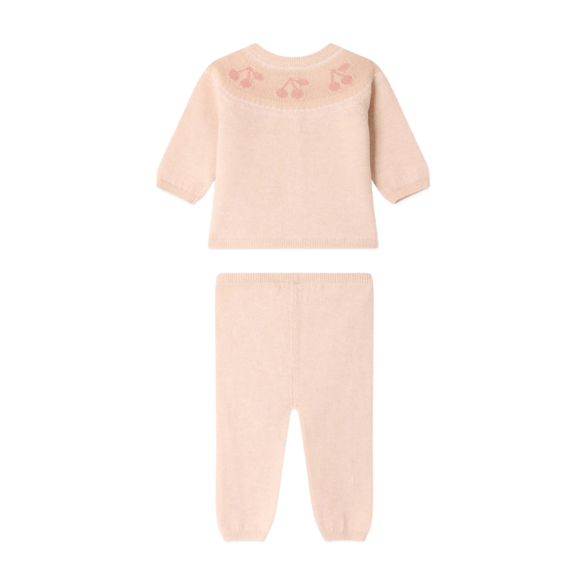 Baby Girls Light Pink Wool Set