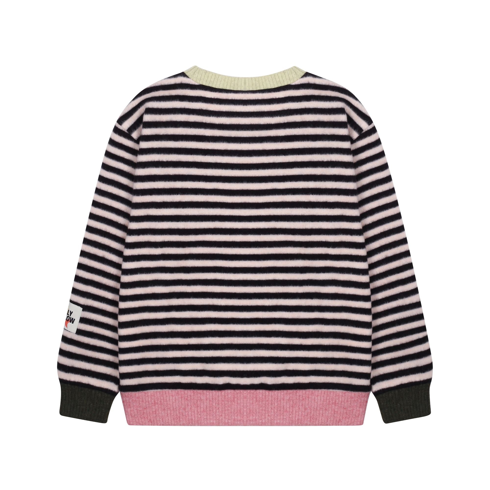 Boys & Girls Black Stripes Knit Sweater