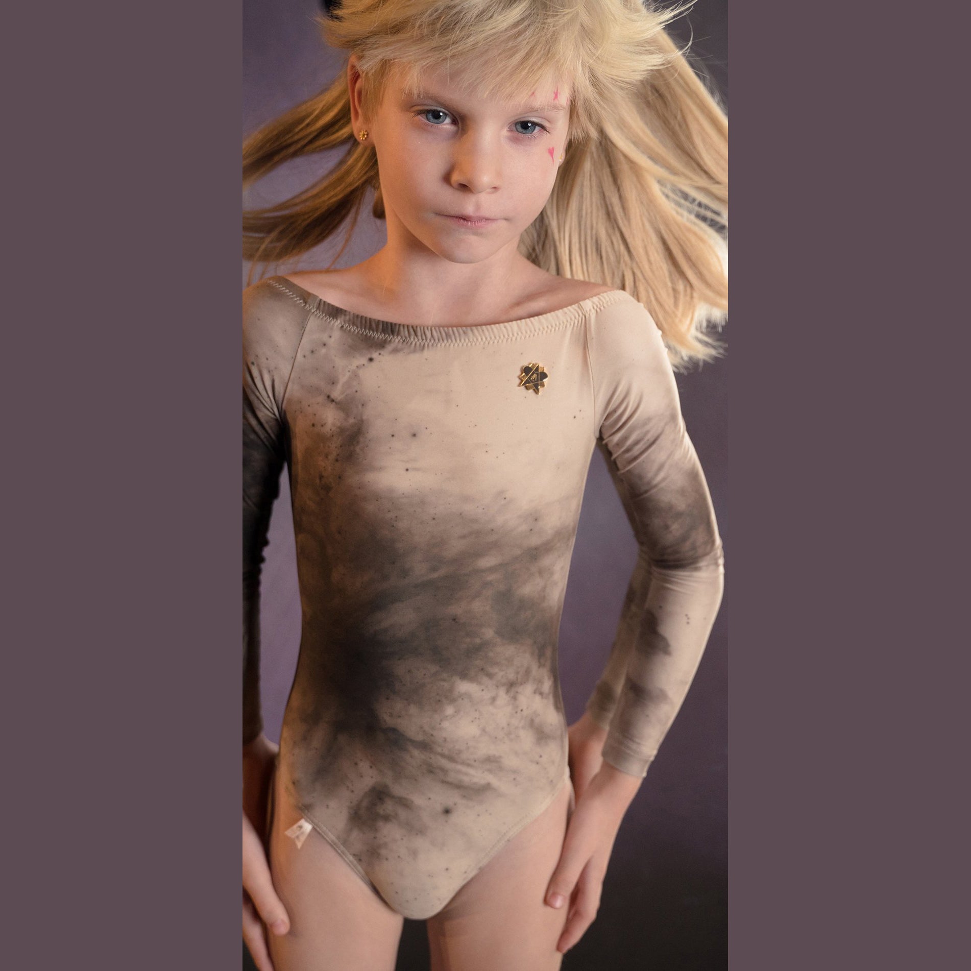 Girls Beige Ballet Onesies(J181LE20VL/latte)