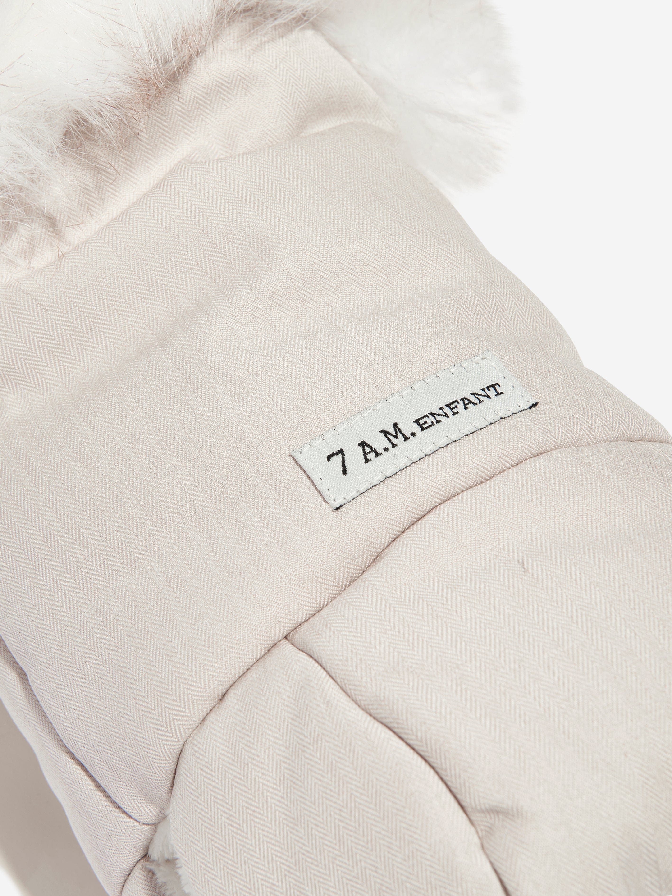7AM Enfant Warmmuffs Tundra in Ivory