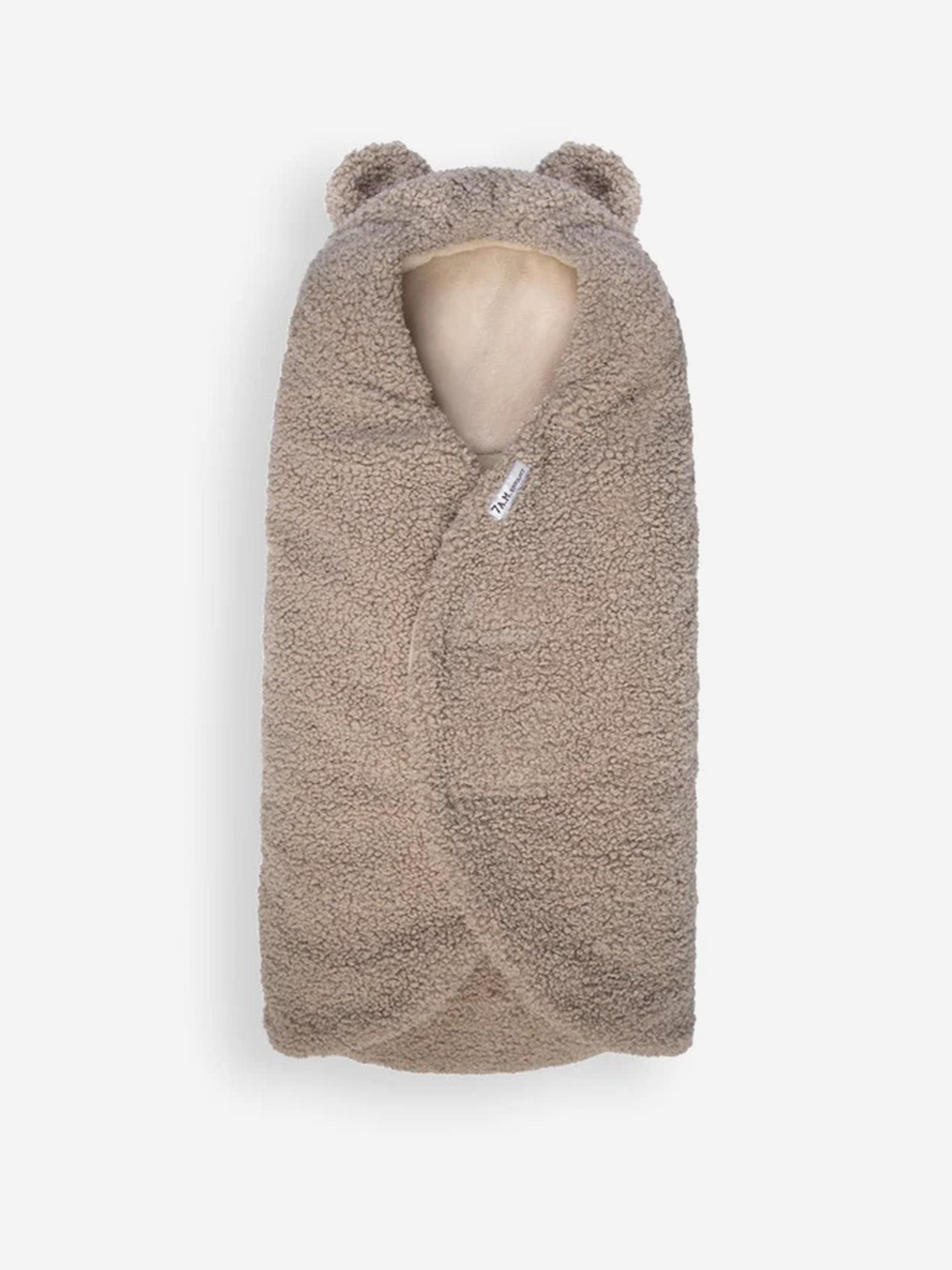 7AM Enfant Baby Nido Infant Wrap Teddy Nest in Beige
