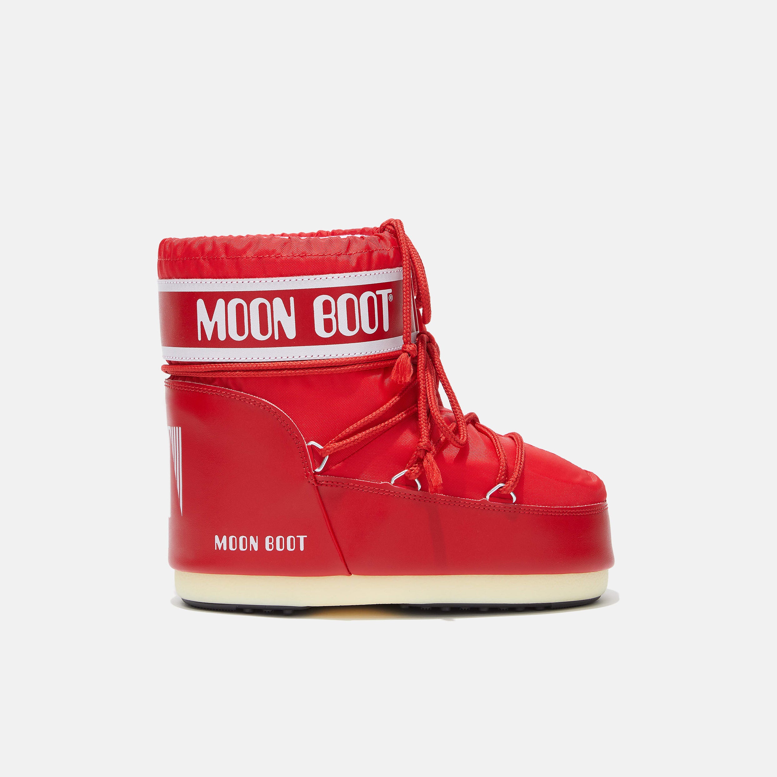 Women Red "ICON LOW" Boots
