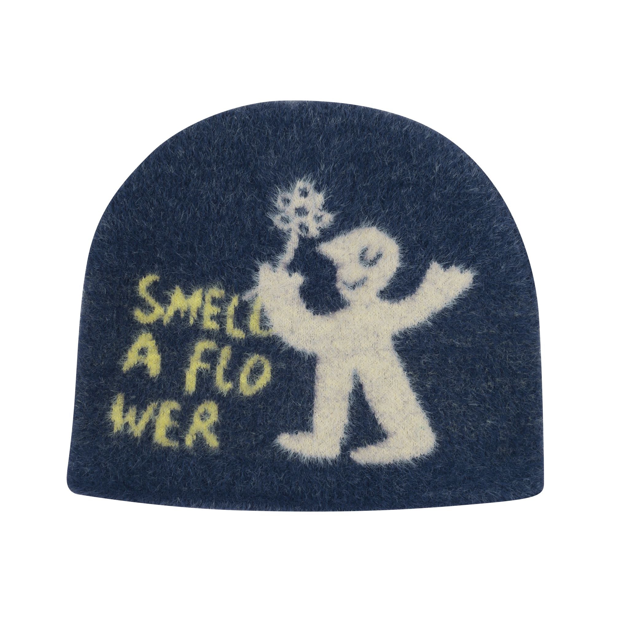 Boys & Girls Navy Jacquard Knit Hat