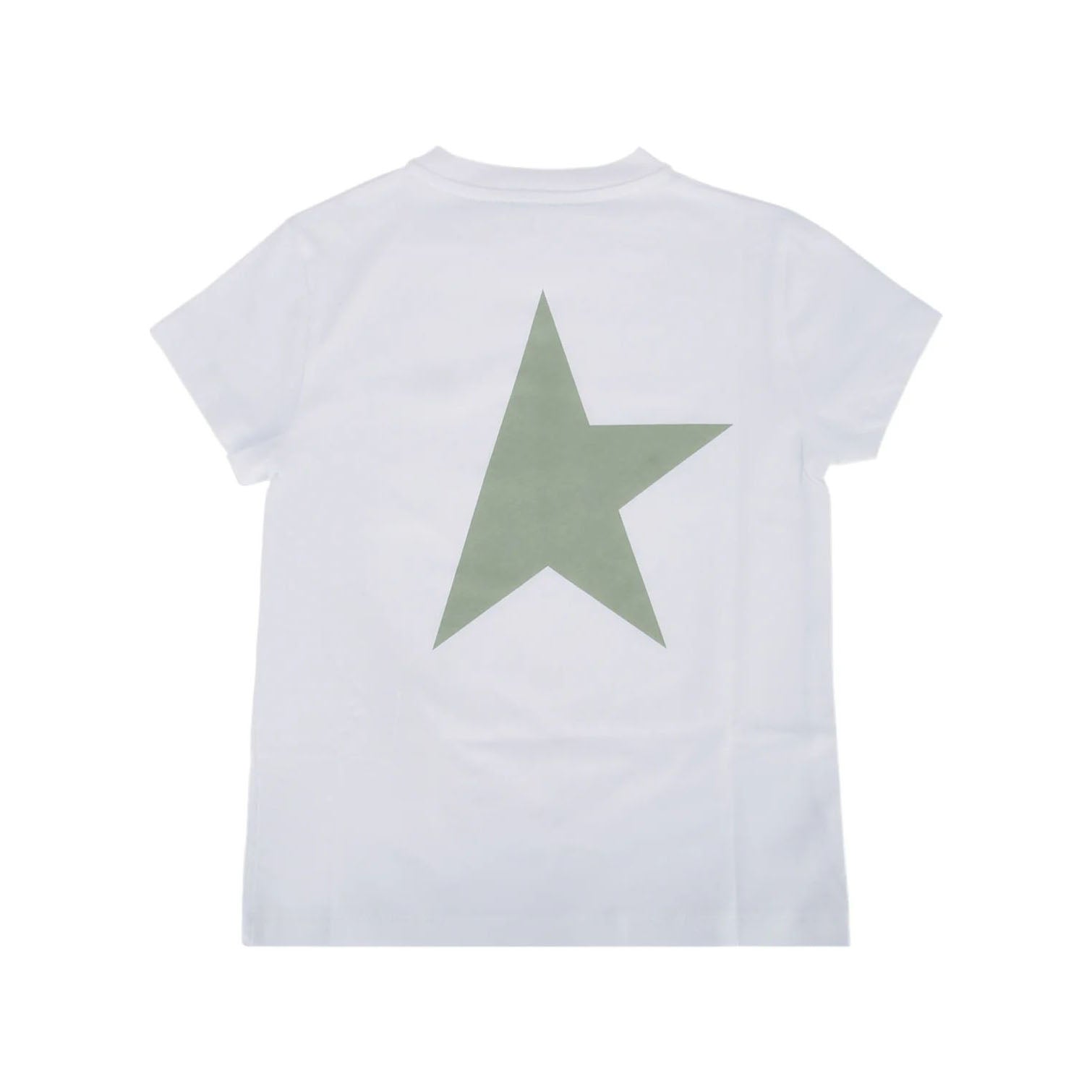 Boys & Girls White Cotton T-Shirt