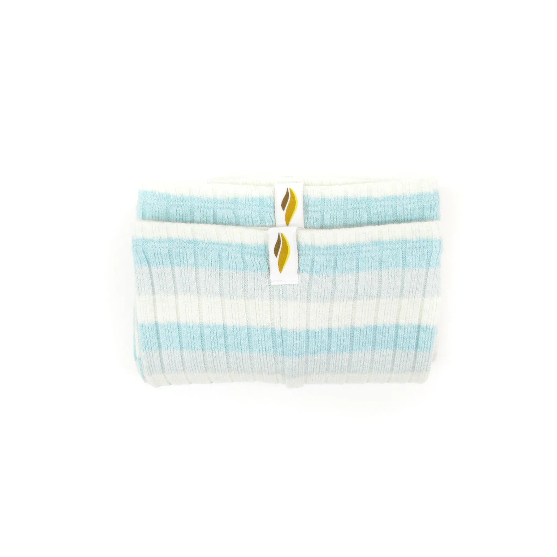 Adult Light Blue Stripes Ballet Warm Up Socks