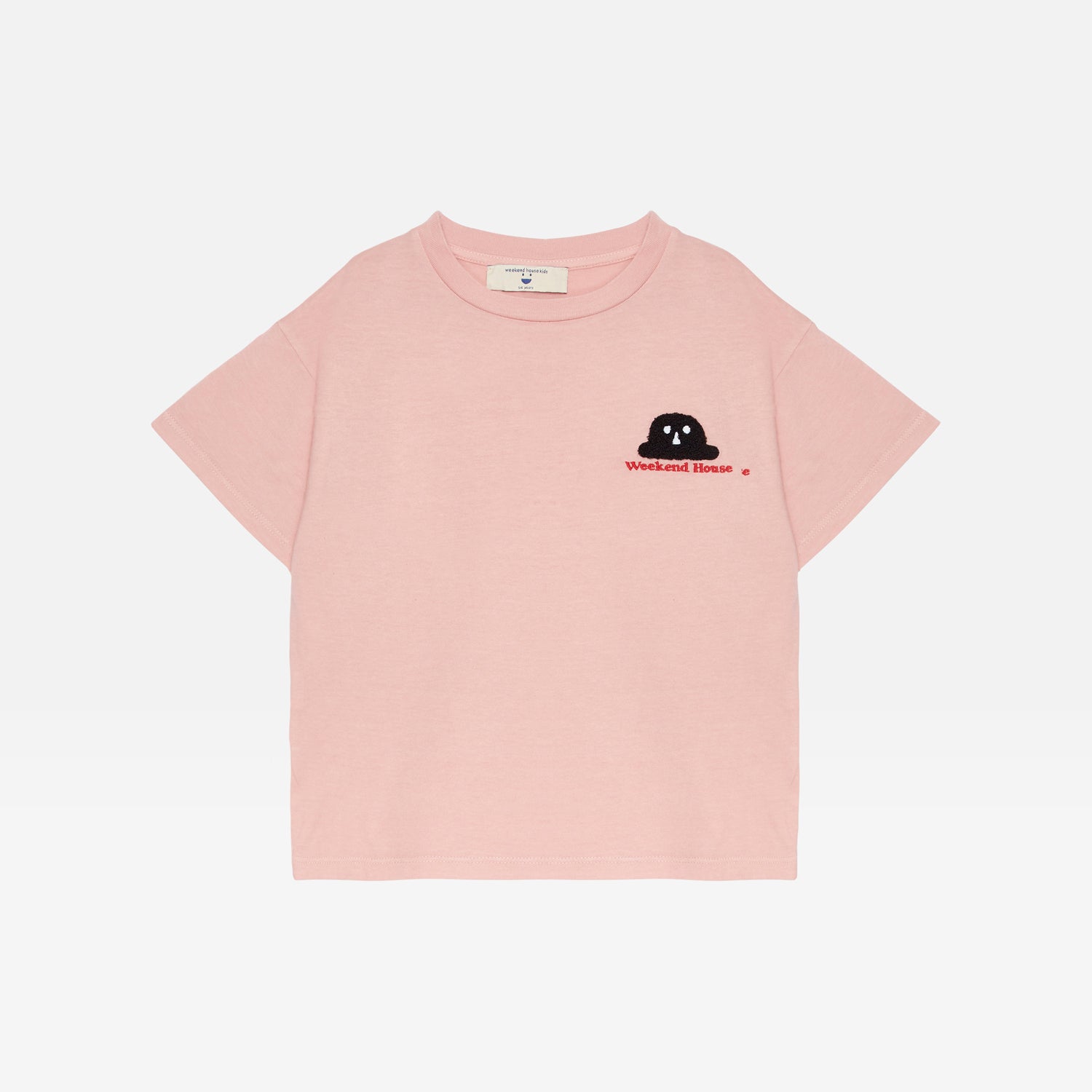 Boys & Girls Pink Logo Cotton T-Shirt