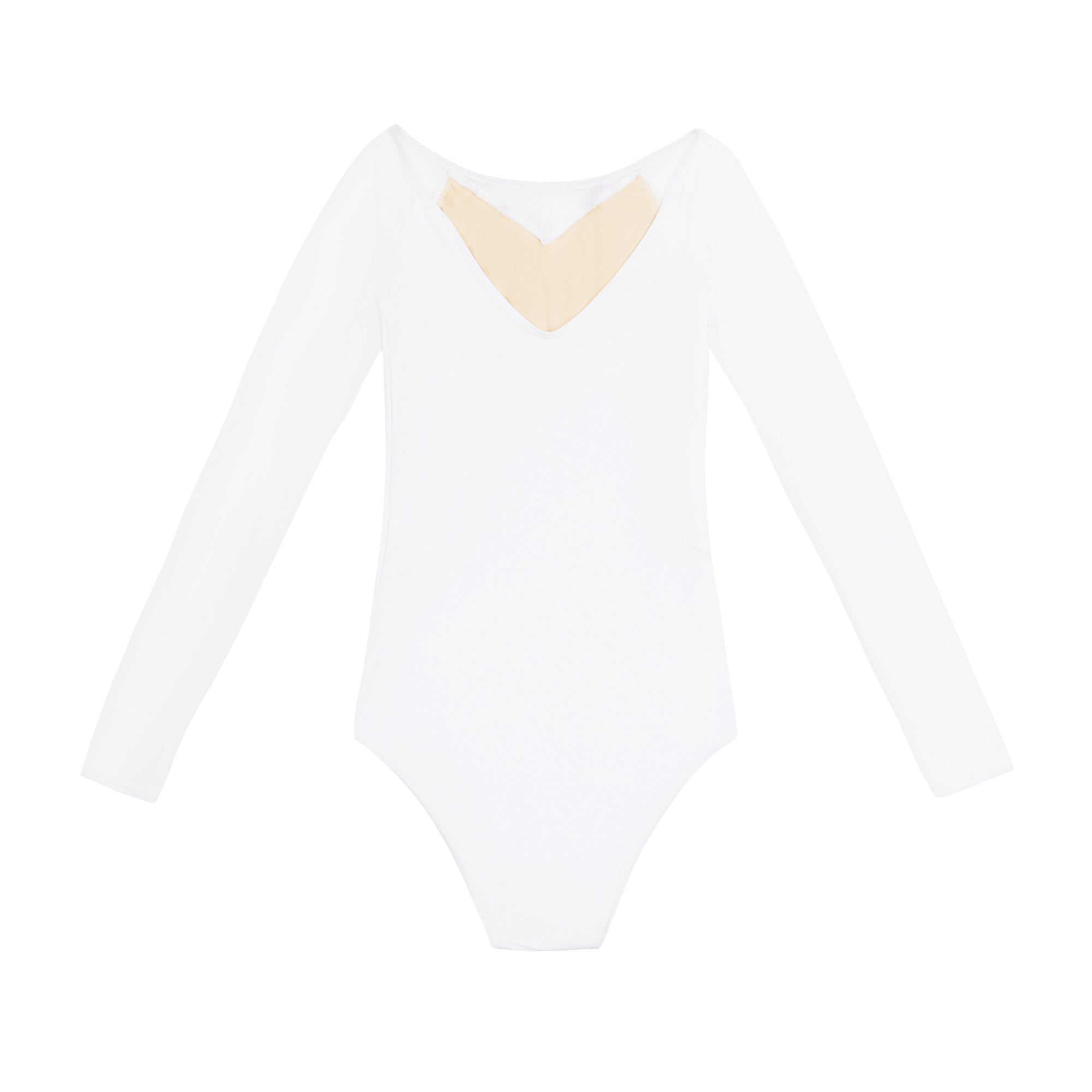 Girls White Ballet Onesies