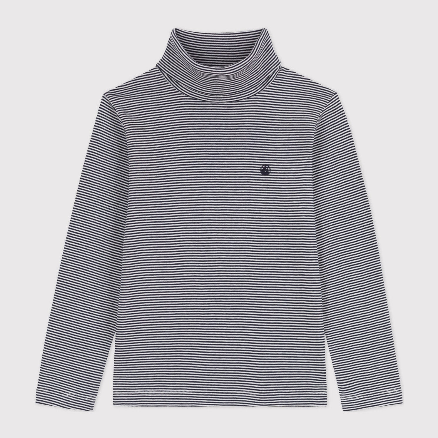 Boys Blue Stripes Cotton Top