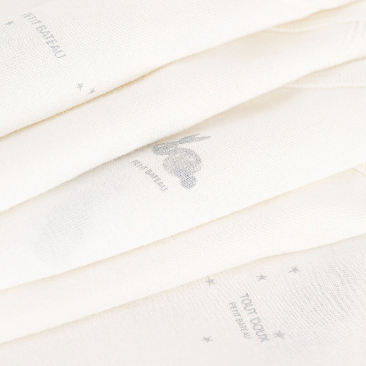Ensemble de pyjamas en coton blanc pour bébés garçons et filles (5 pièces)