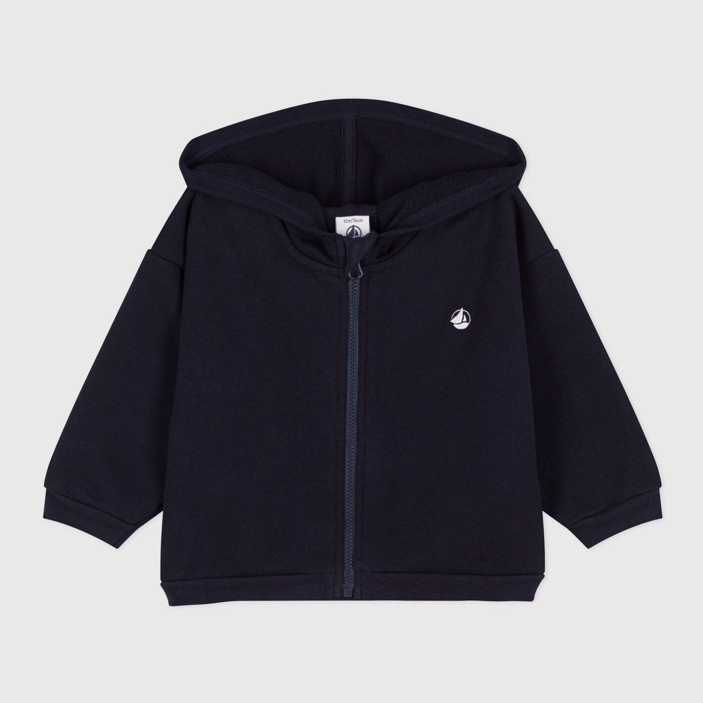Baby Boys & Girls Navy Zip-Up Top