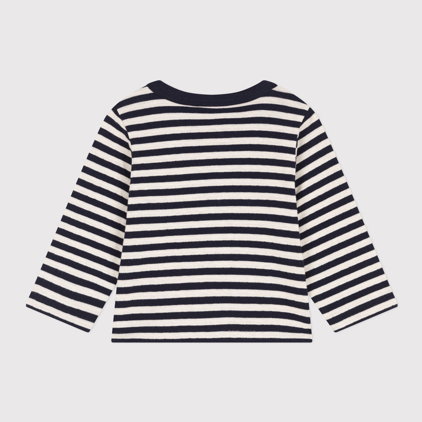 Baby Girls Blue Stripes Cotton Cardigan