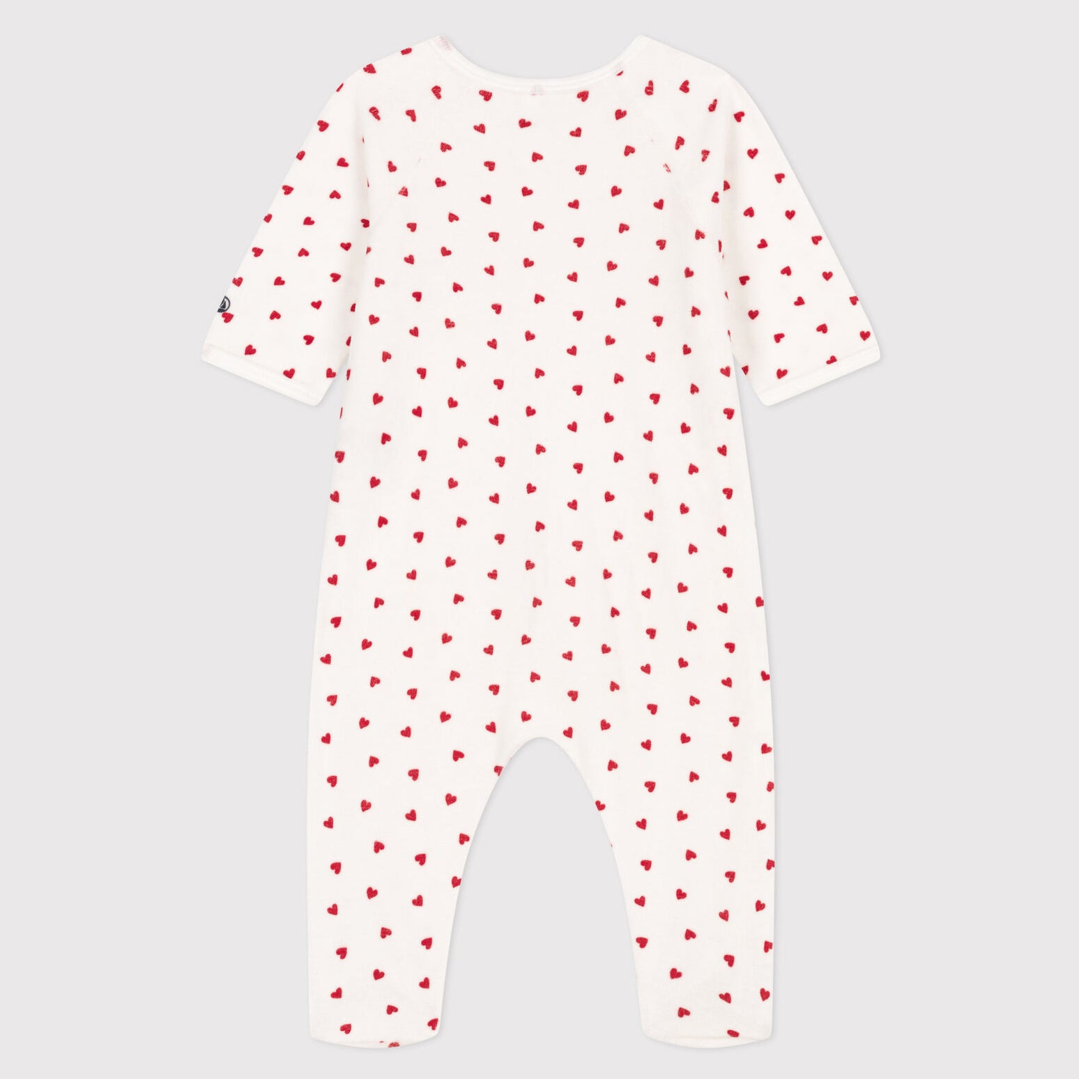 Baby Boys & Girls White Cotton Babysuit