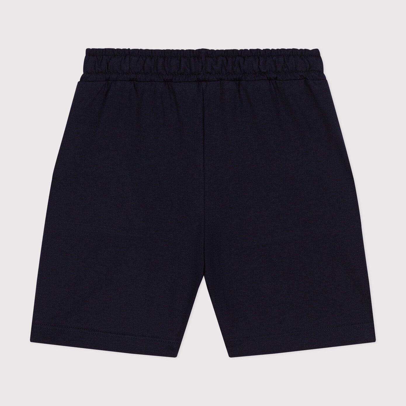Boys Navy Cotton Shorts