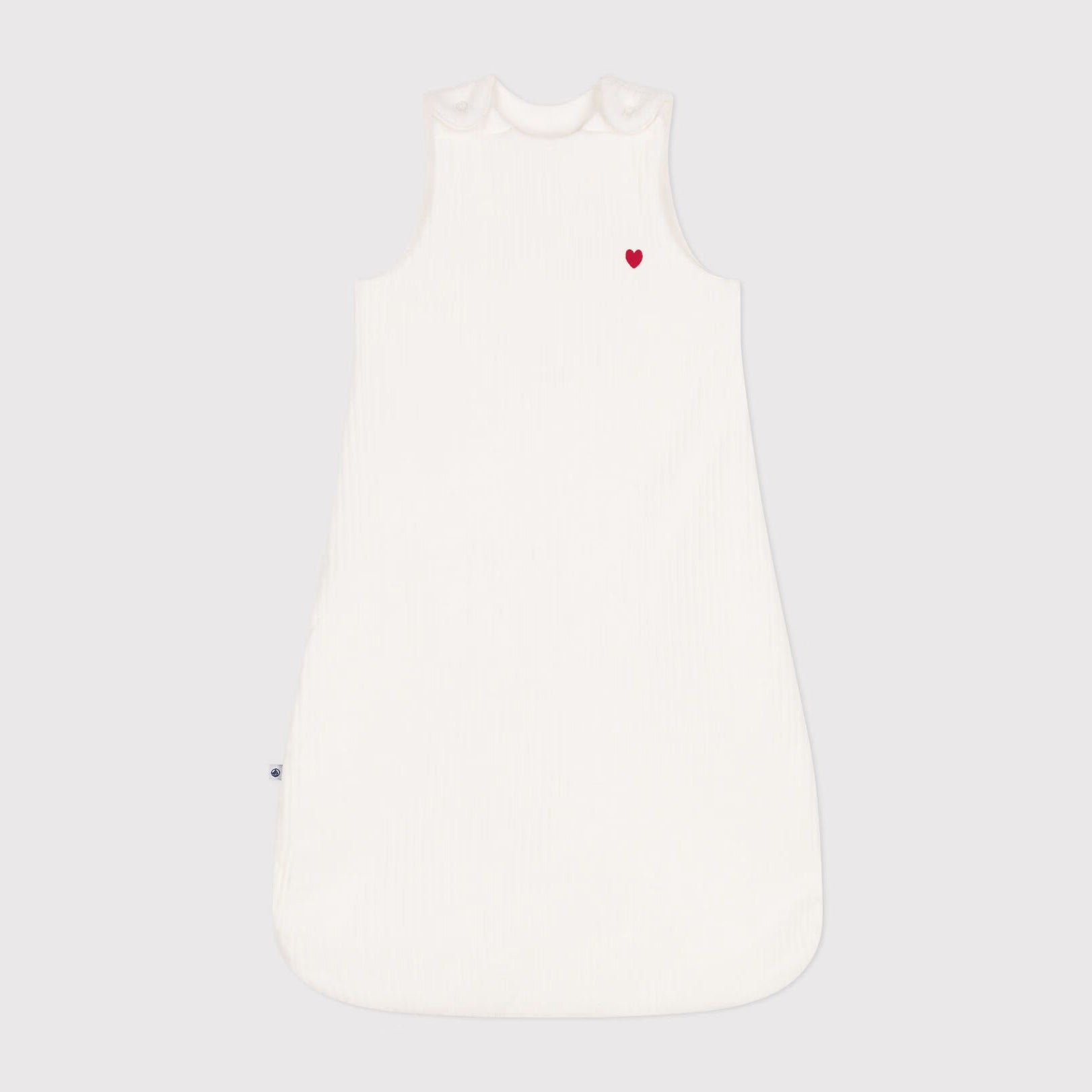 Baby Boys & Girls White Heart Embroidery Cotton Sleeping Bag