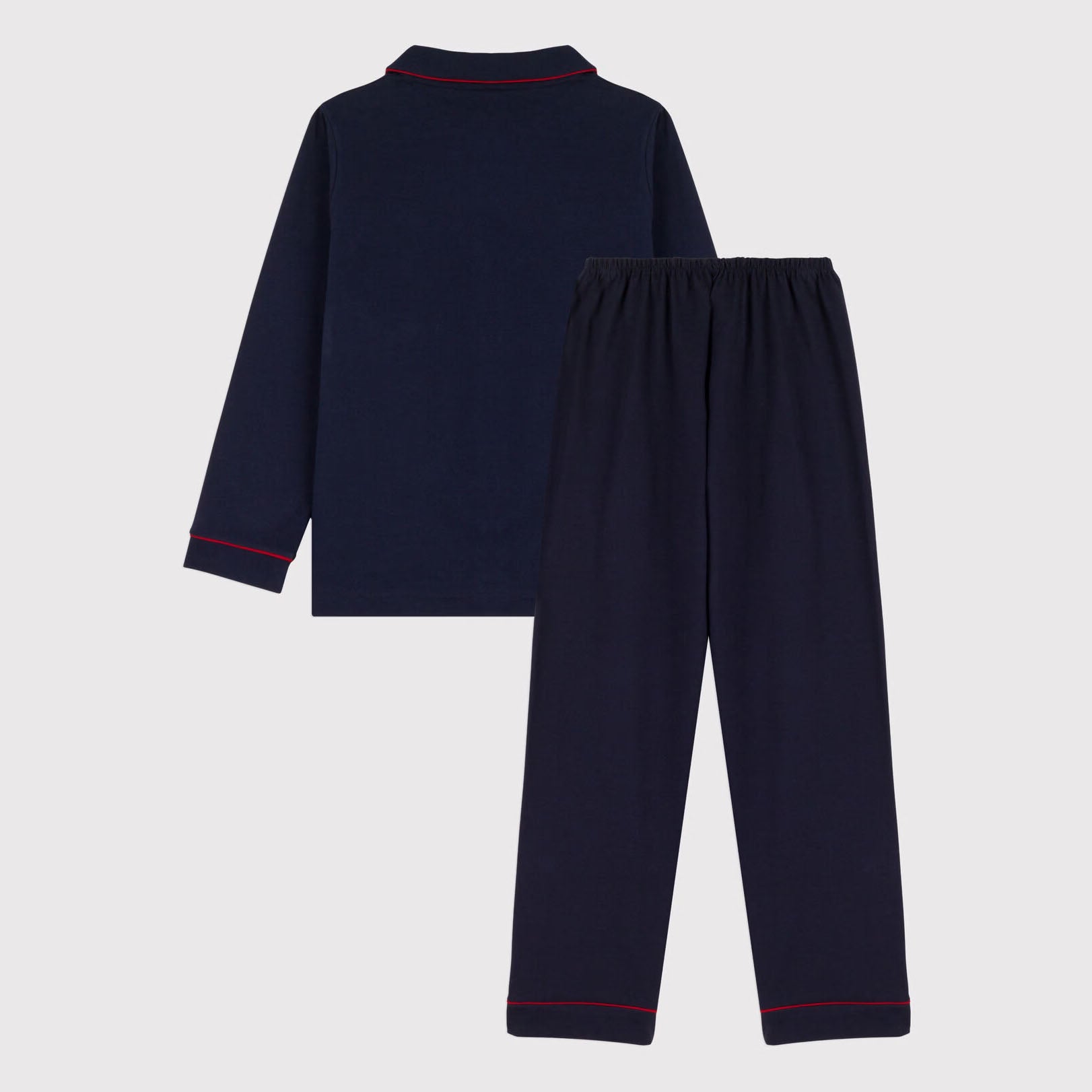Boys Dark Blue Cotton Nightwear Set