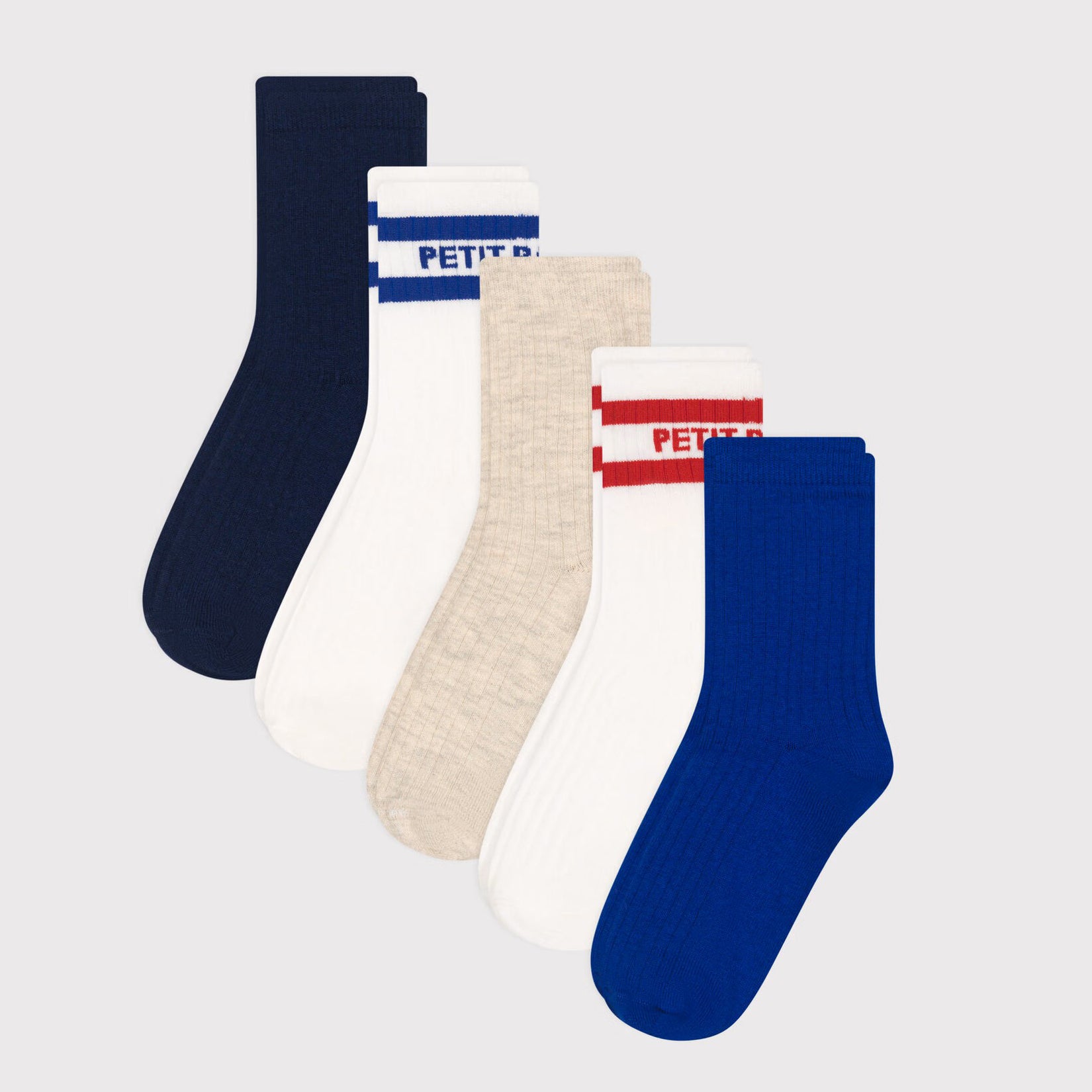 Boys Multicolor Cotton Socks Set(5 Pack)
