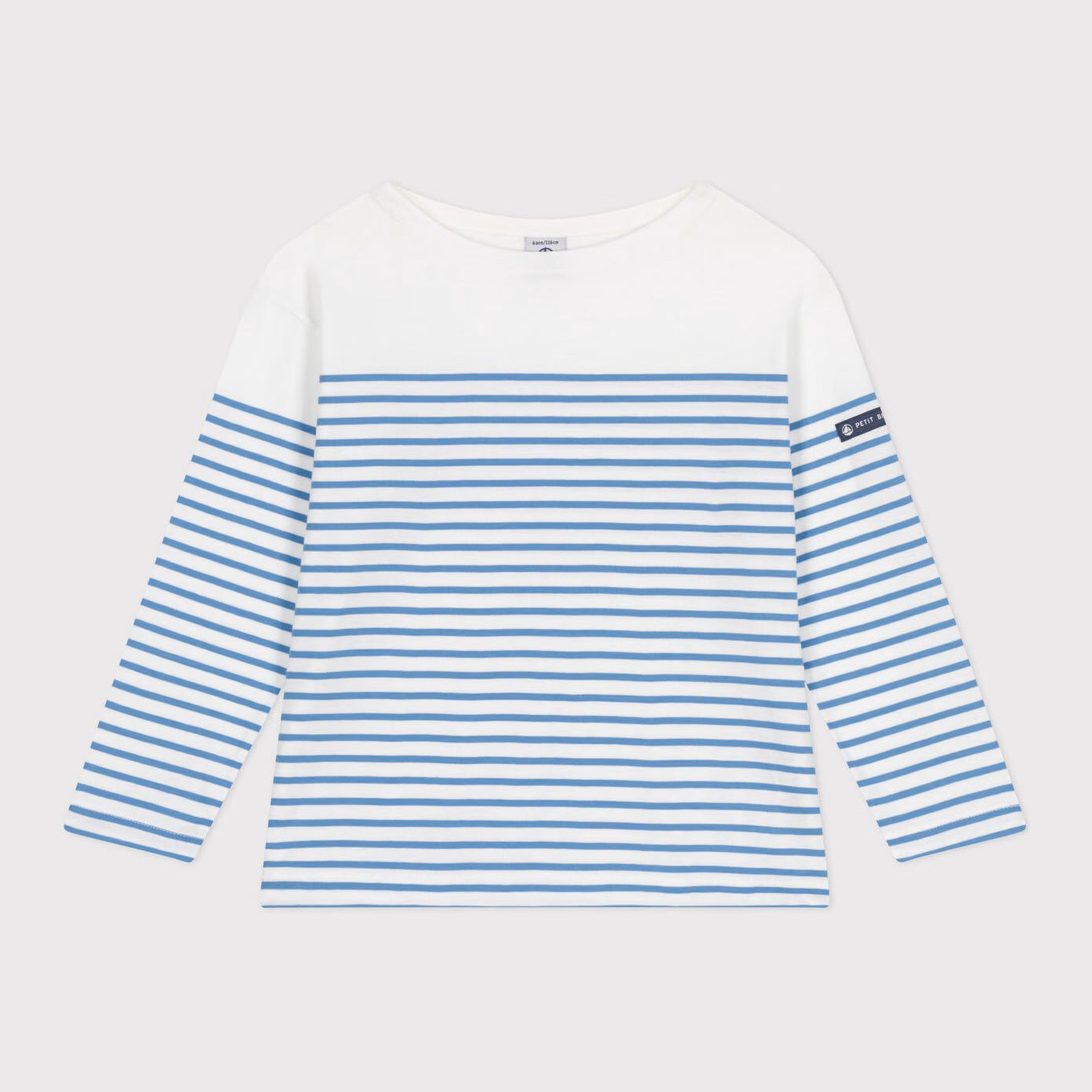 Boys Blue Stripes Cotton T-Shirt