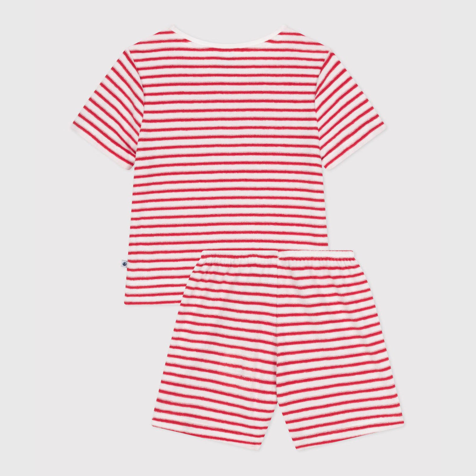 Boys & Girls Red Stripes Cotton Nightwear Set