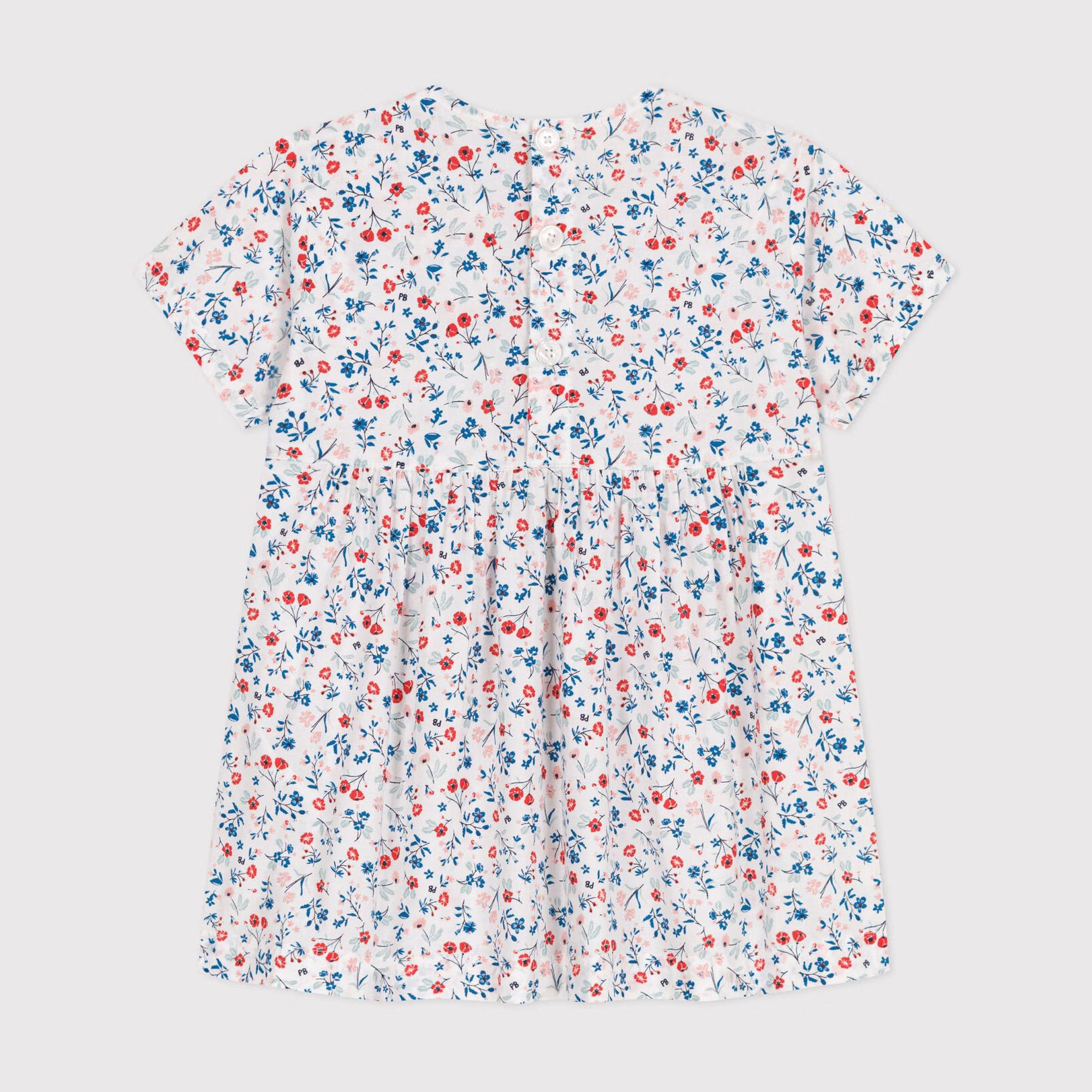 Baby Girls Colorful Floral Cotton Dress