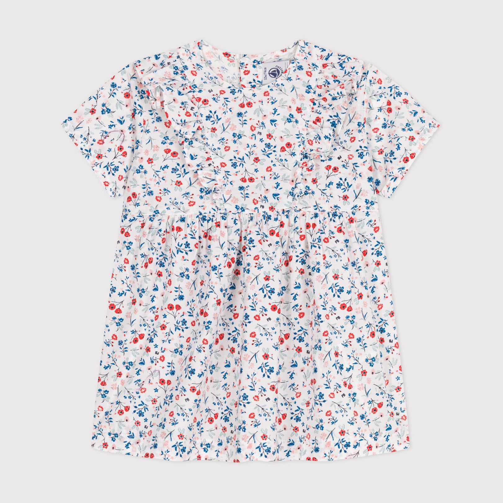 Baby Girls Colorful Floral Cotton Dress