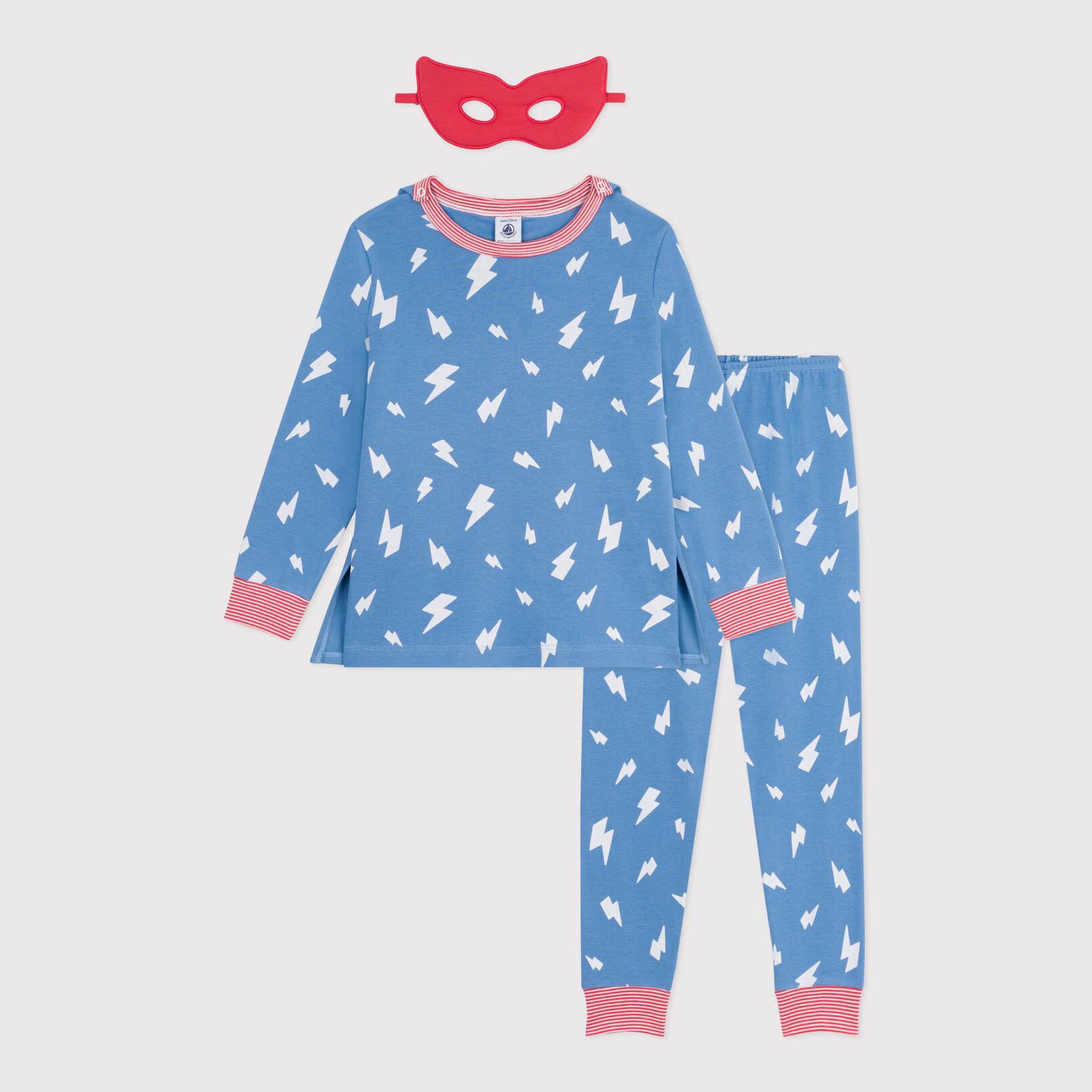 Boys Blue Cotton Nightwear Set