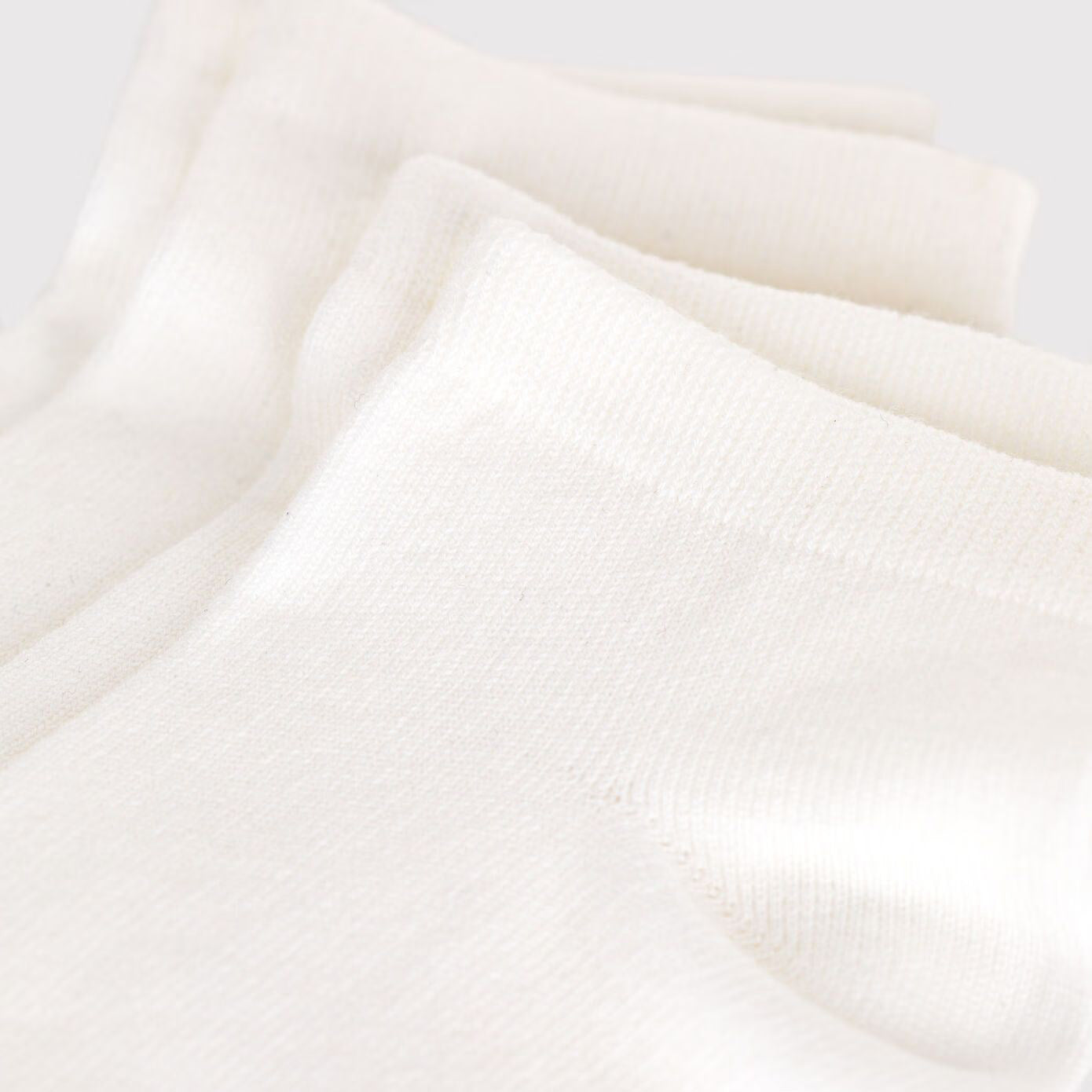 Boys & Girls White Cotton Socks Set(2 Pack)