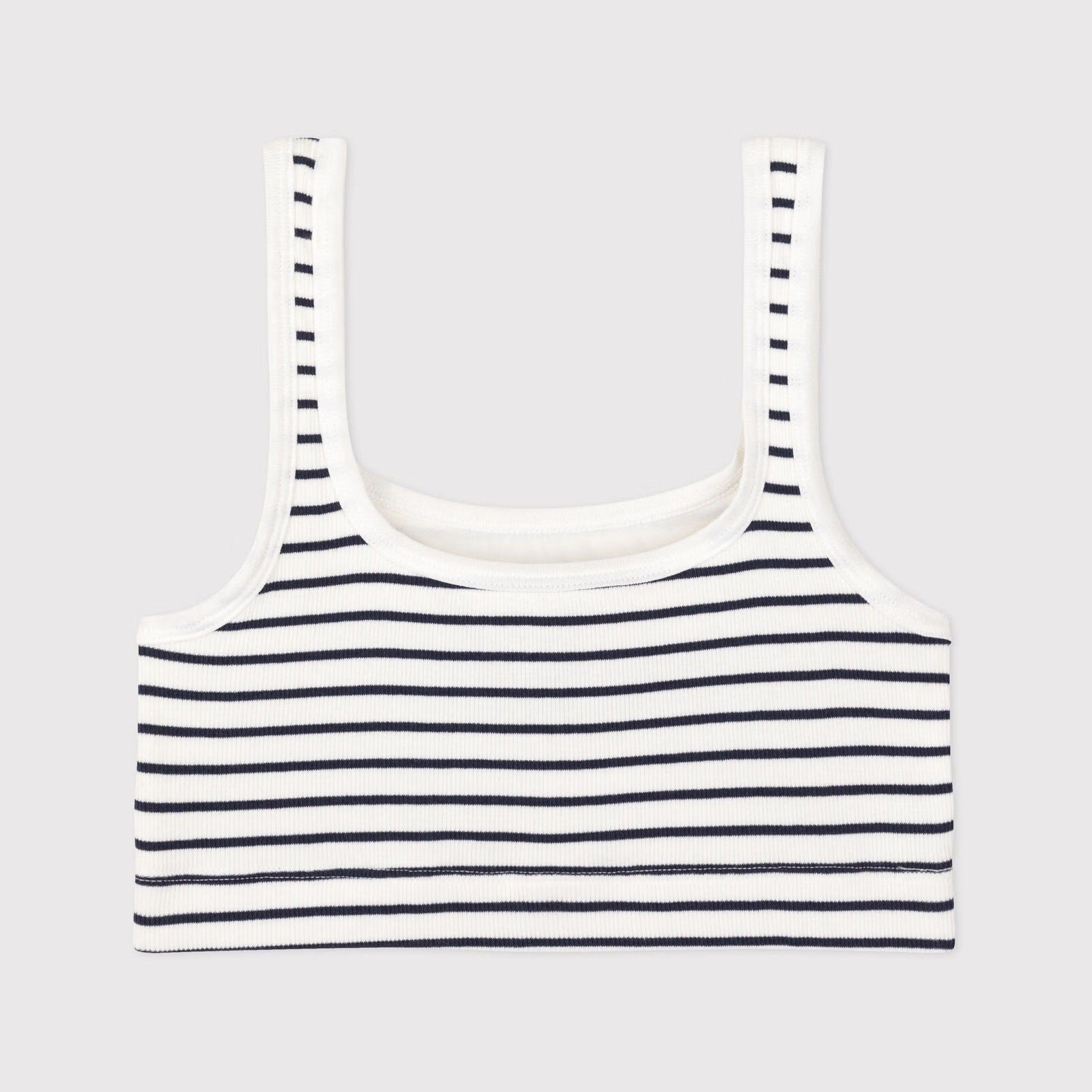 Women Dark Blue Stripes Cotton Underwear