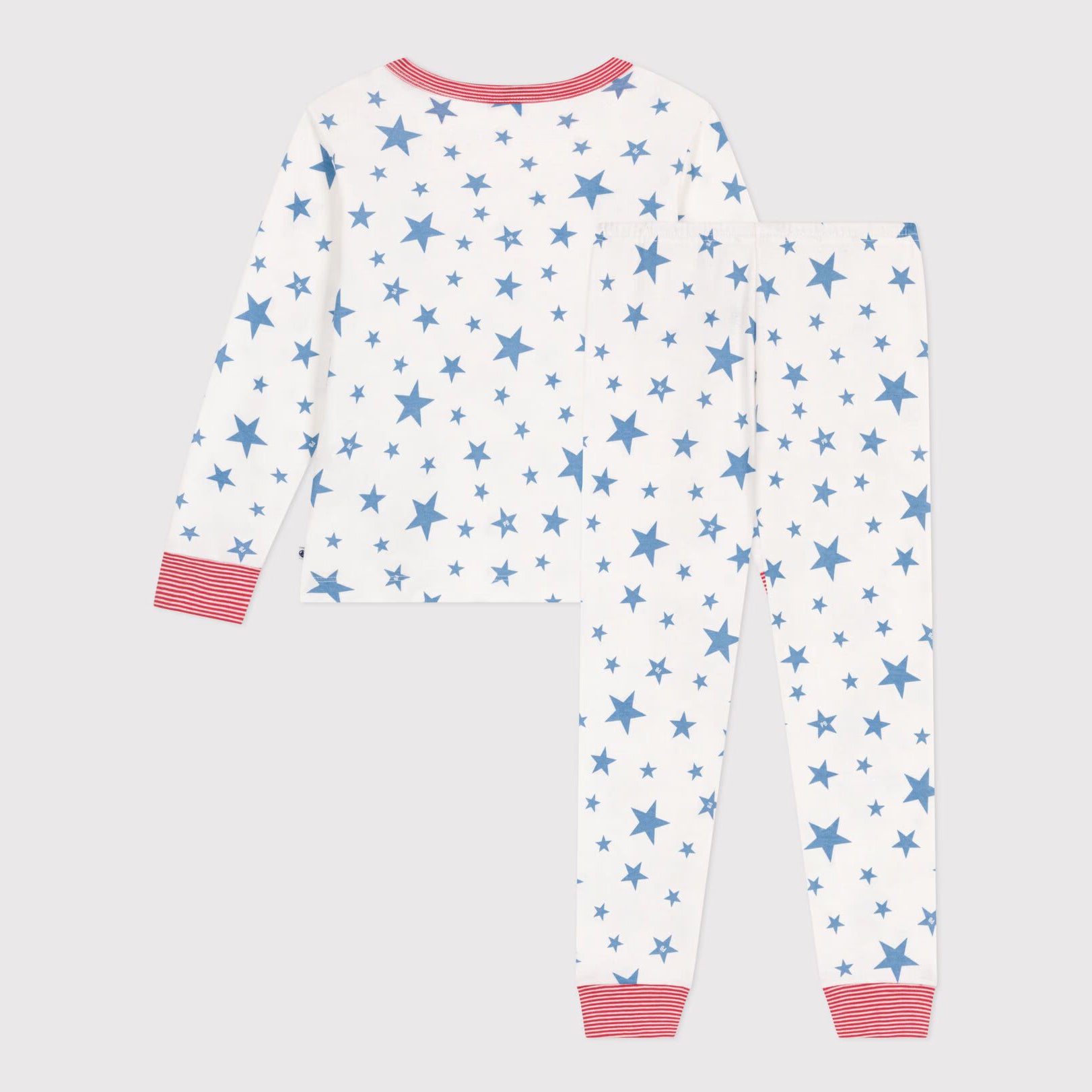 Boys White Star Cotton Nightwear Set
