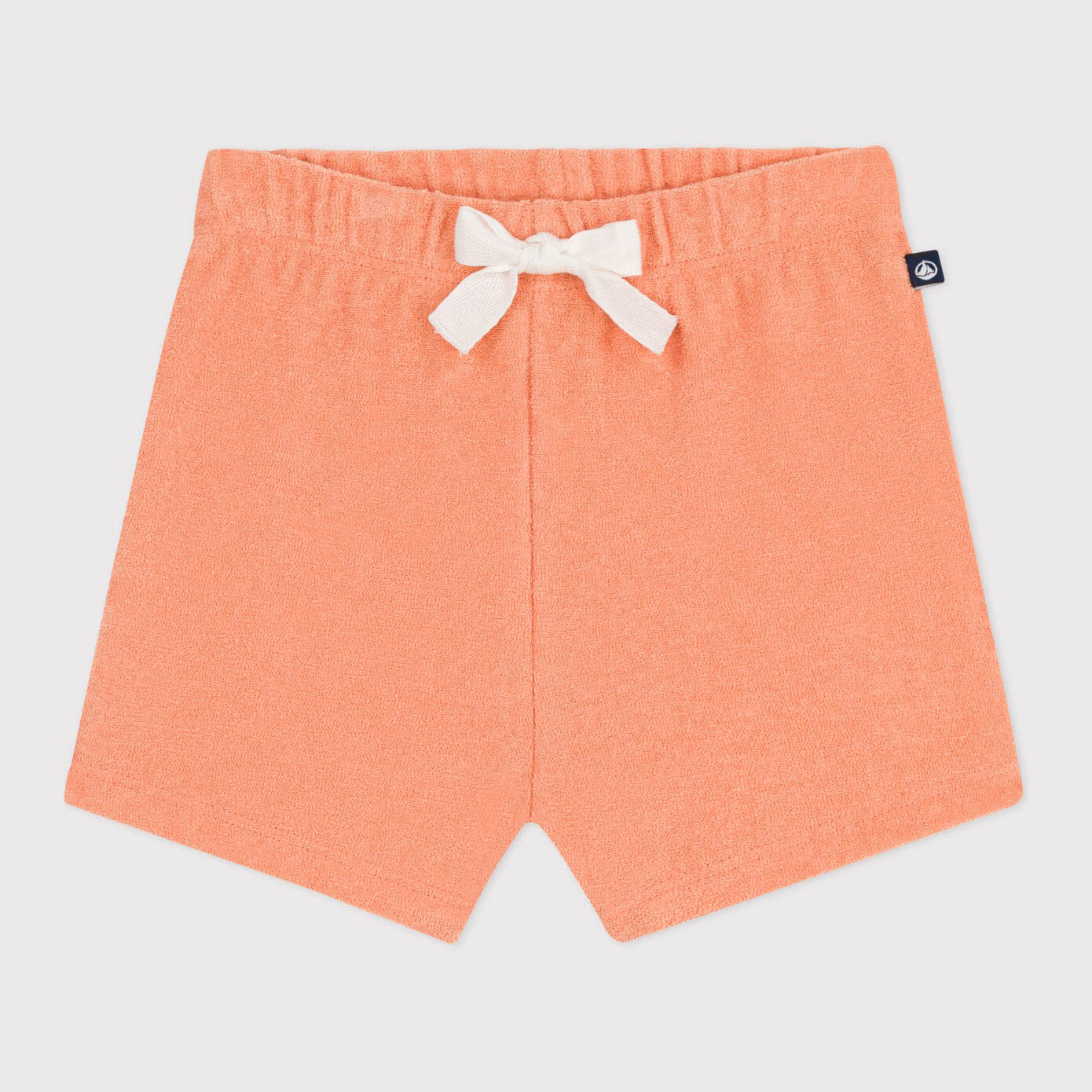 Baby Girls Orange Cotton Shorts