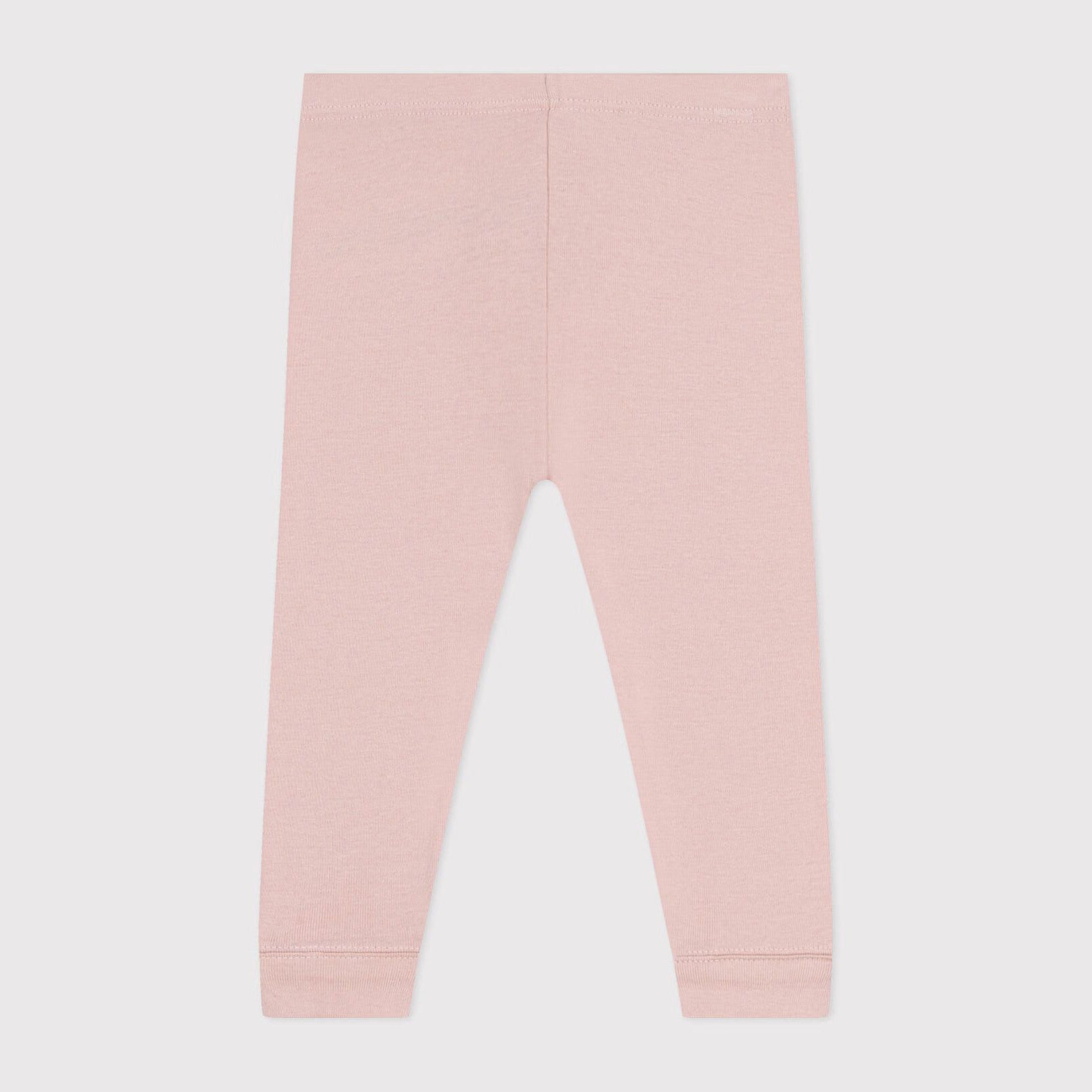 Baby Girls Pink Cotton Leggings