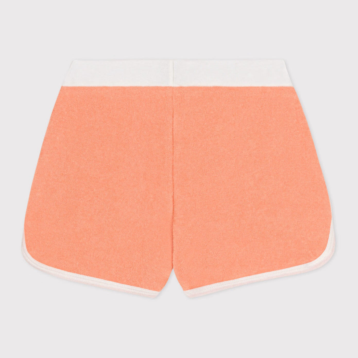 Girls Orange Cotton Shorts