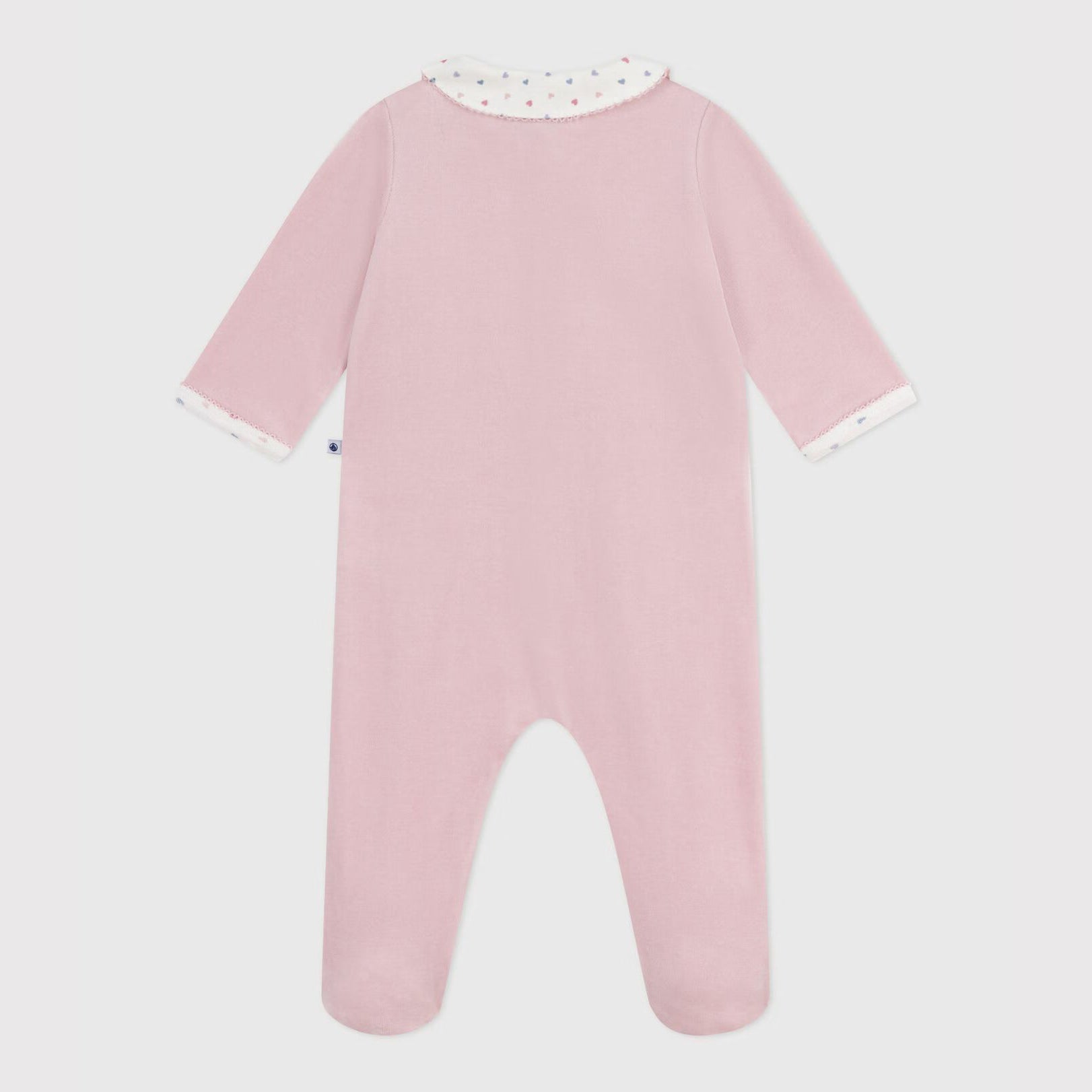 Baby Girl Pink Cotton Babysuit
