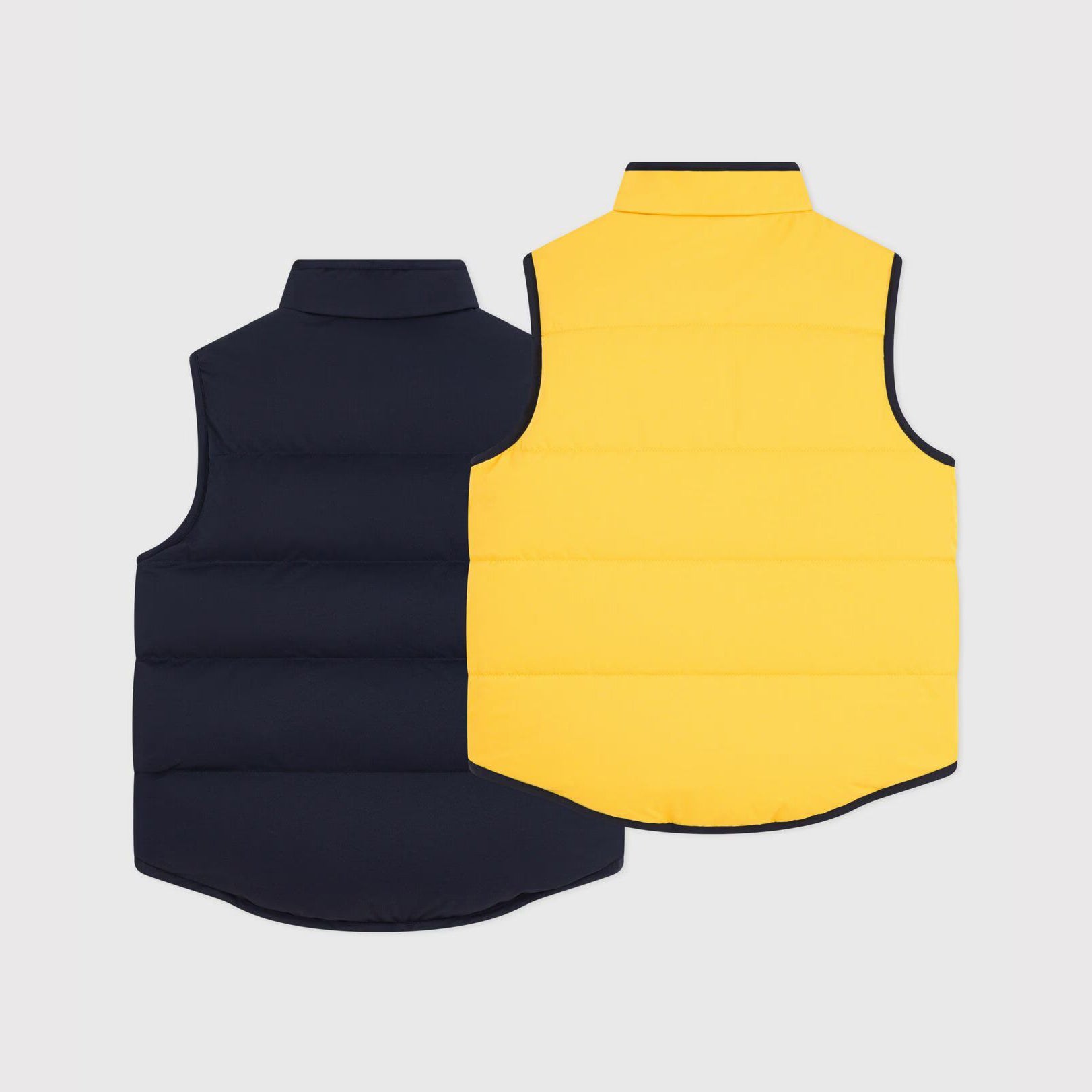 Boys Navy Reversible Padded Gilet