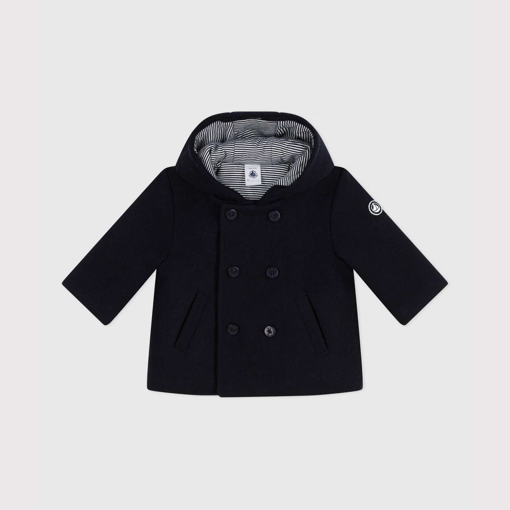 Baby Boys Navy Padded Coat