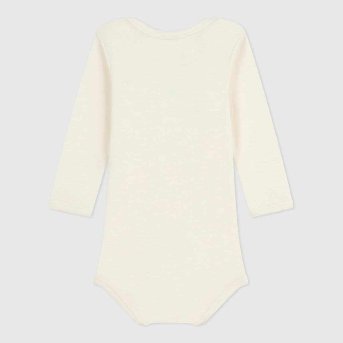 Baby Boys & Girls White Cotton Babysuit