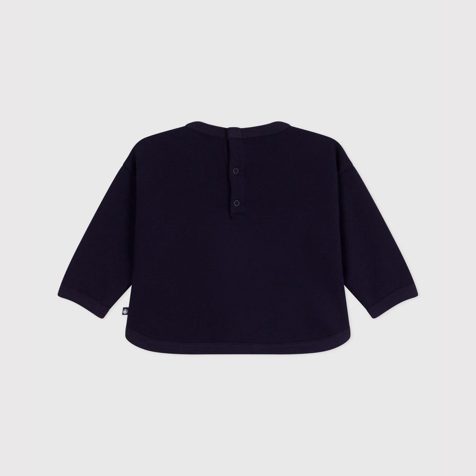 Baby Boys Navy Cotton Sweatshirt