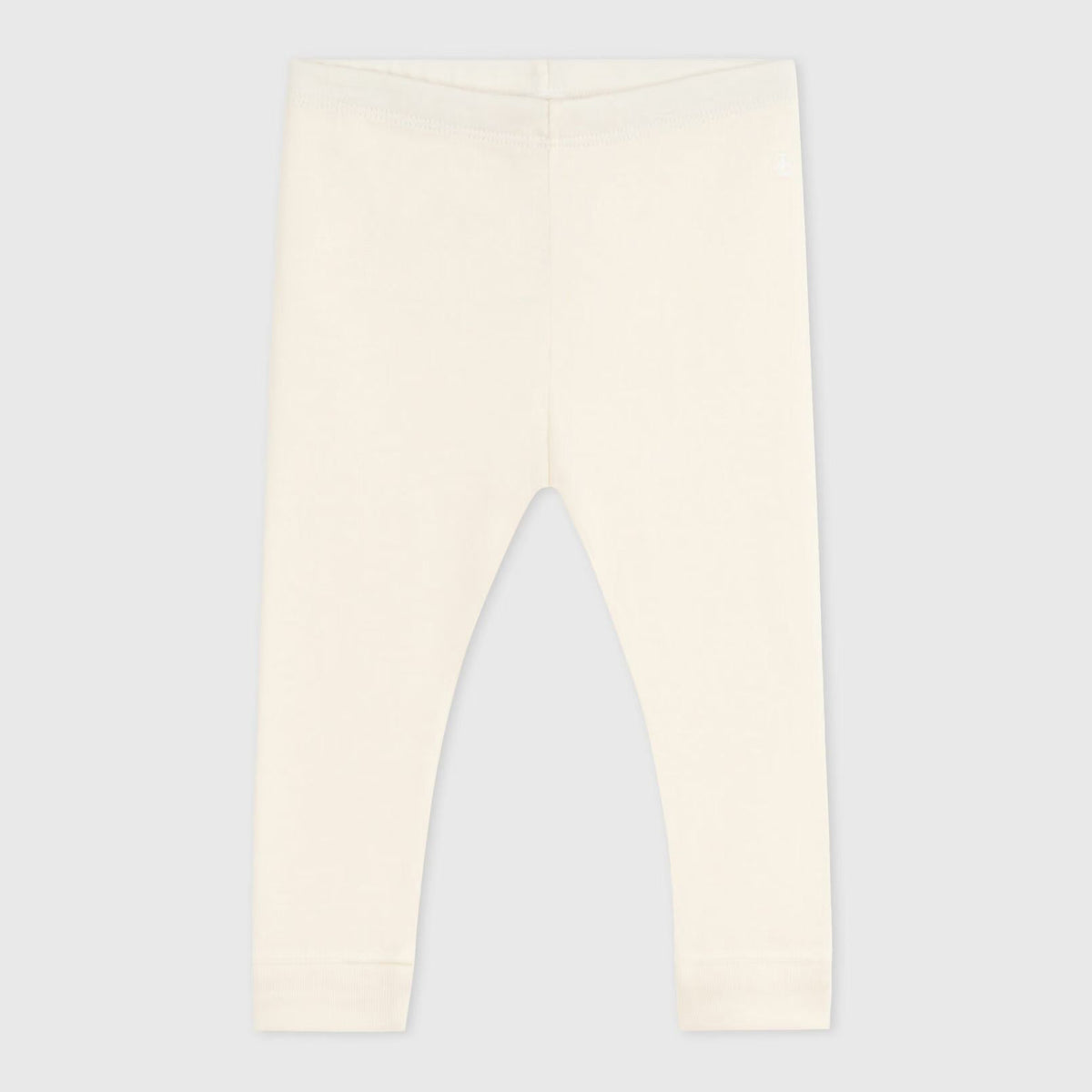 Baby Boys & Girls White Cotton Leggings