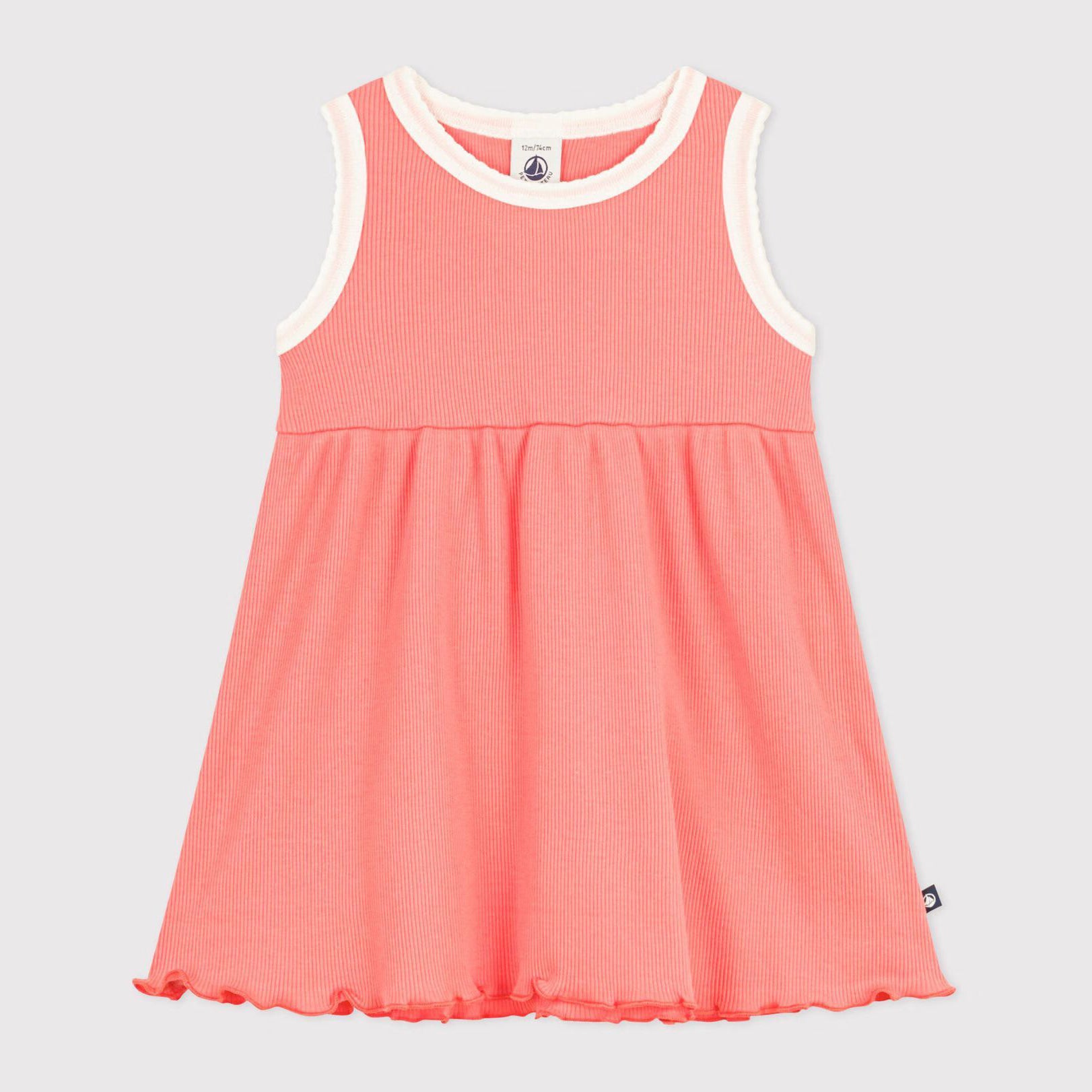 Baby Girls Pink Cotton Dress