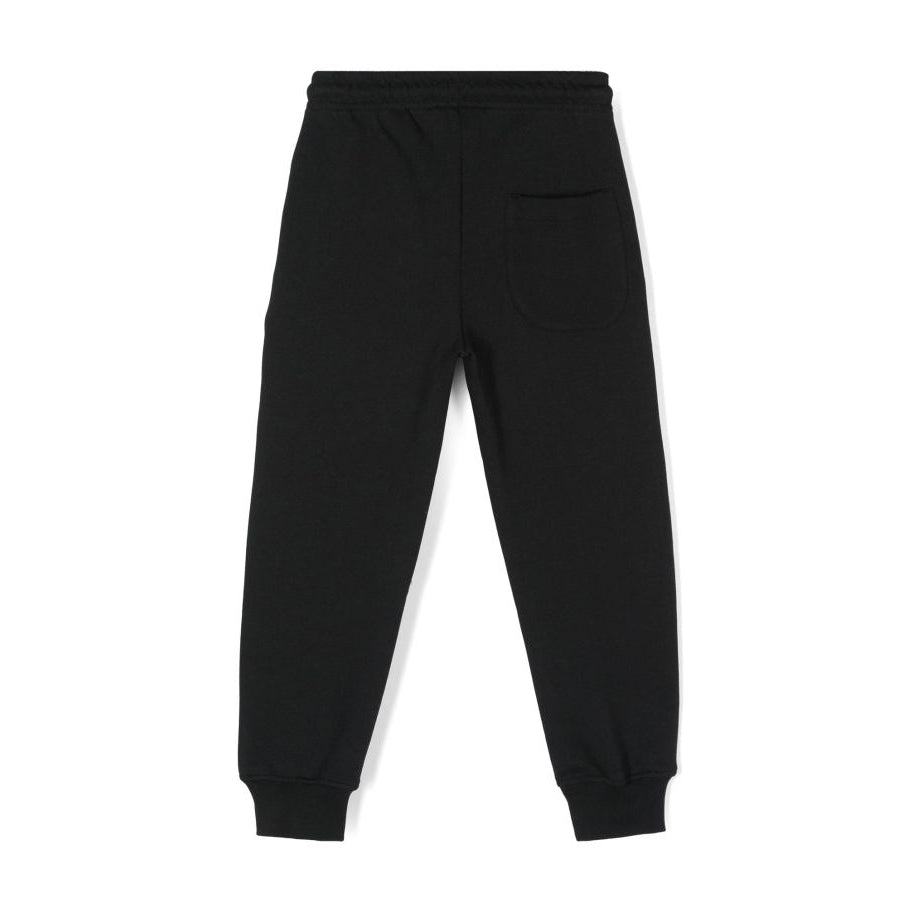 Boys & Girls Black Cotton Trousers