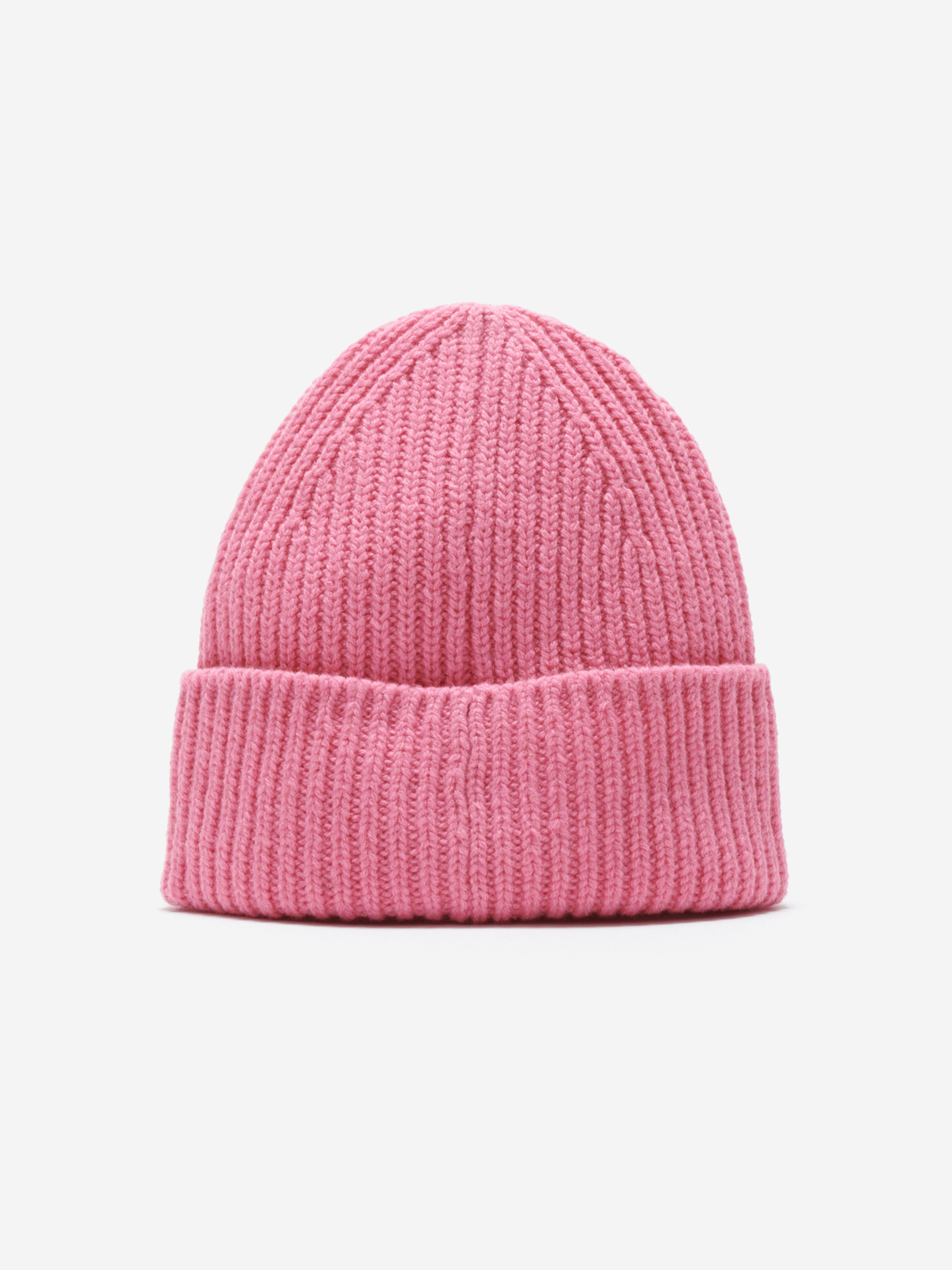 Kids Pansy Crystal Core Beanie in Pink
