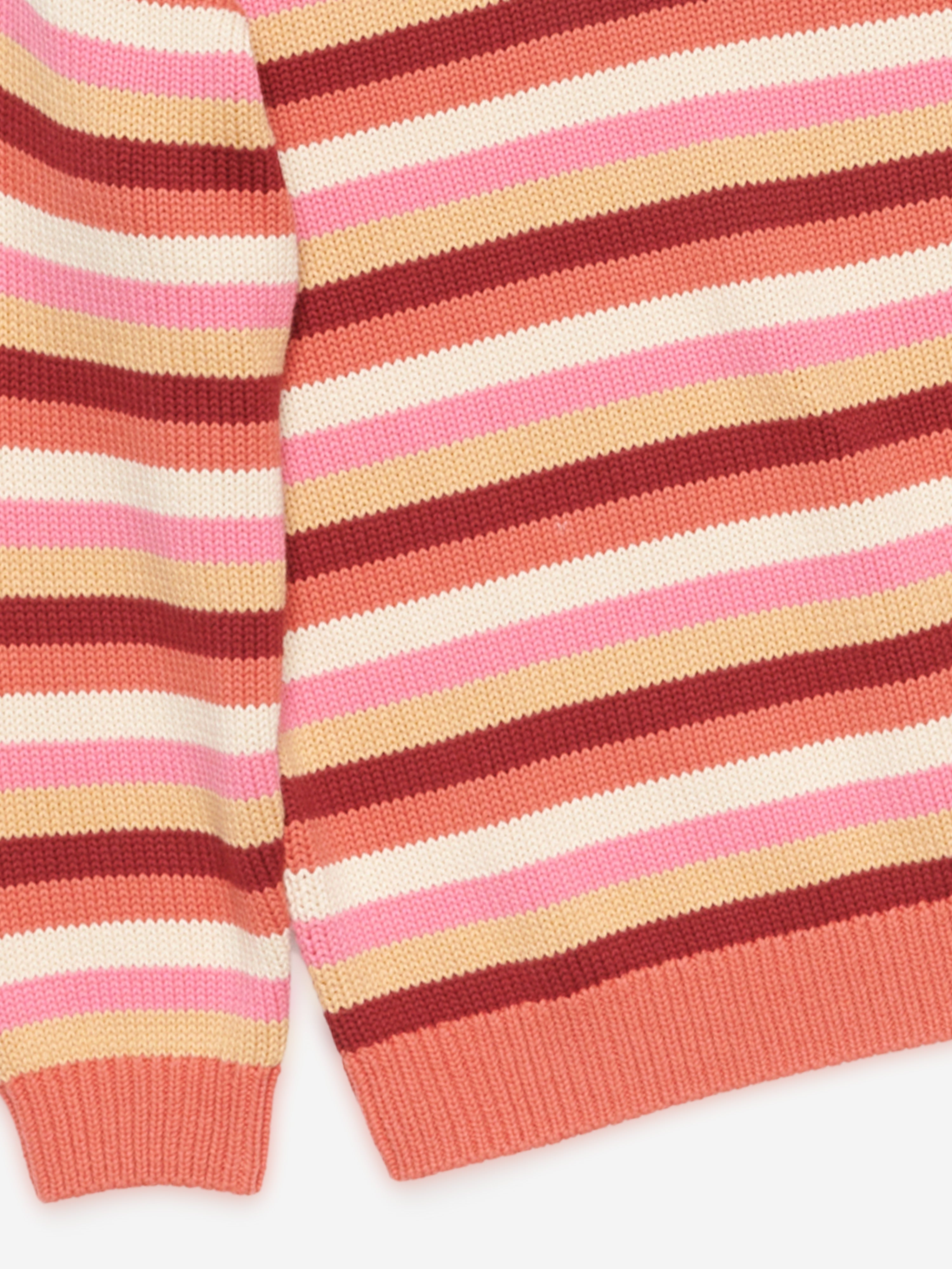 Kids Striped Knitted Jumper in Multicolour