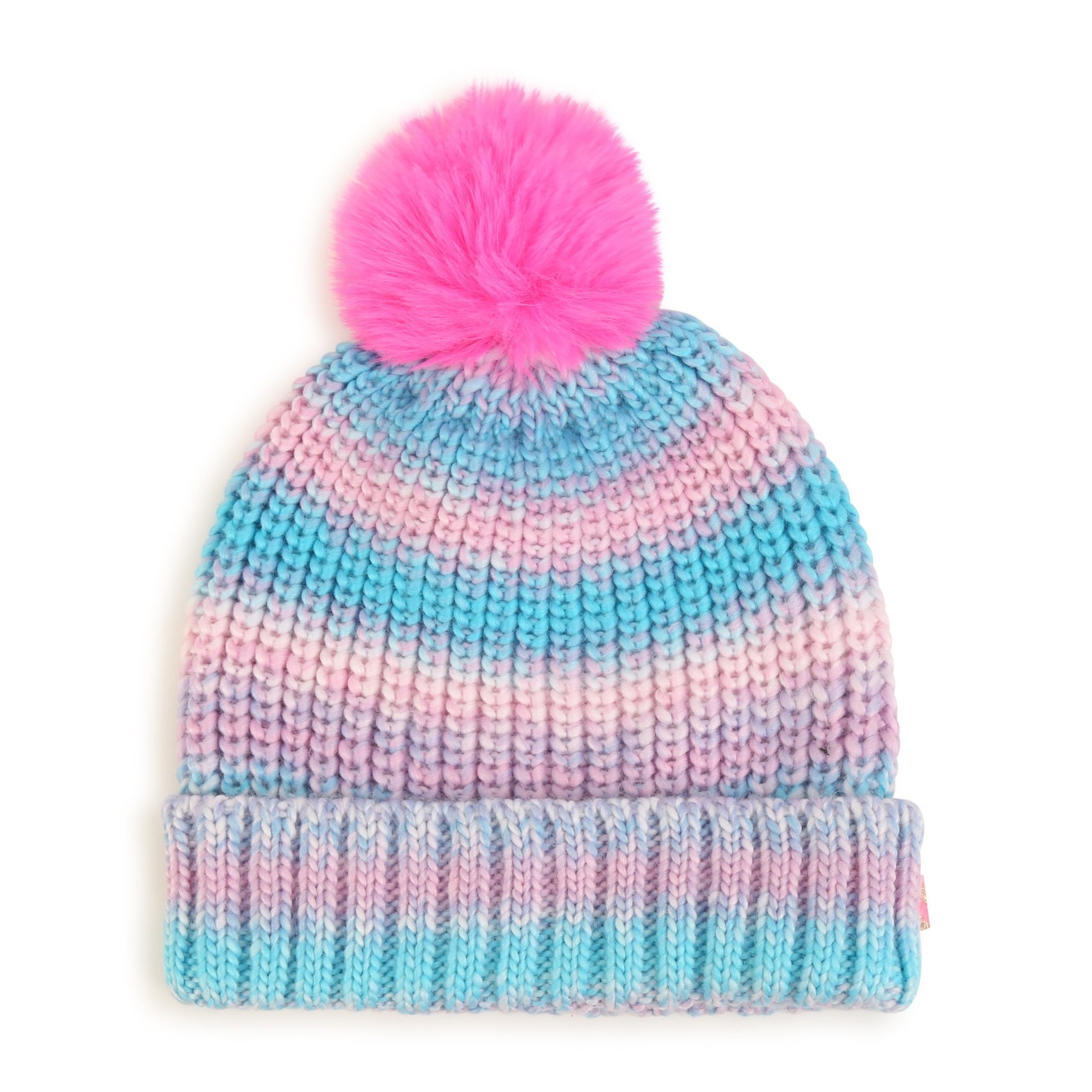 Girls Blue Knit Hat