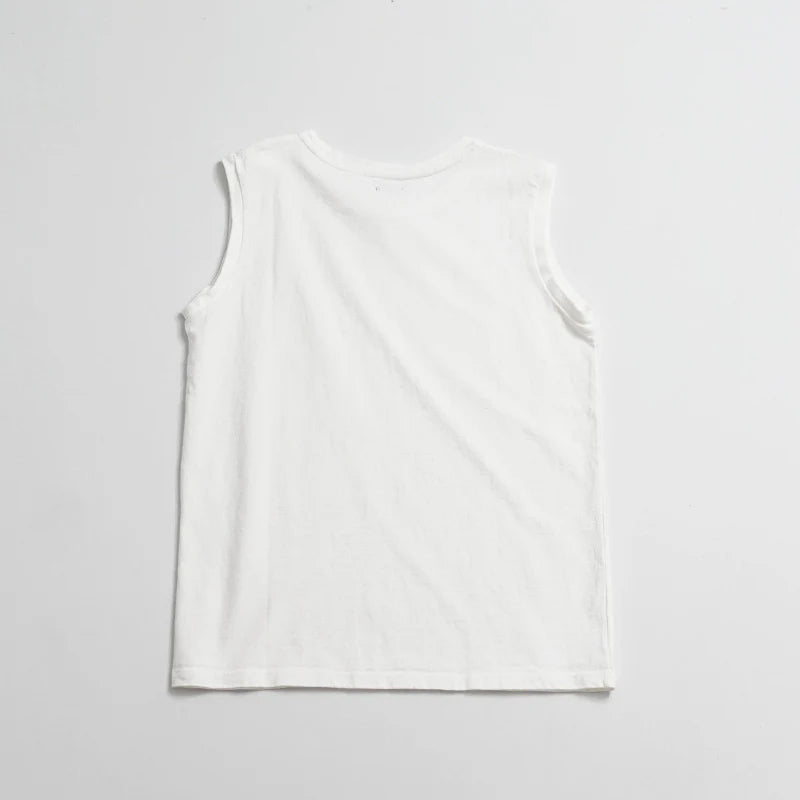 Boys & Girls White Cotton Vest