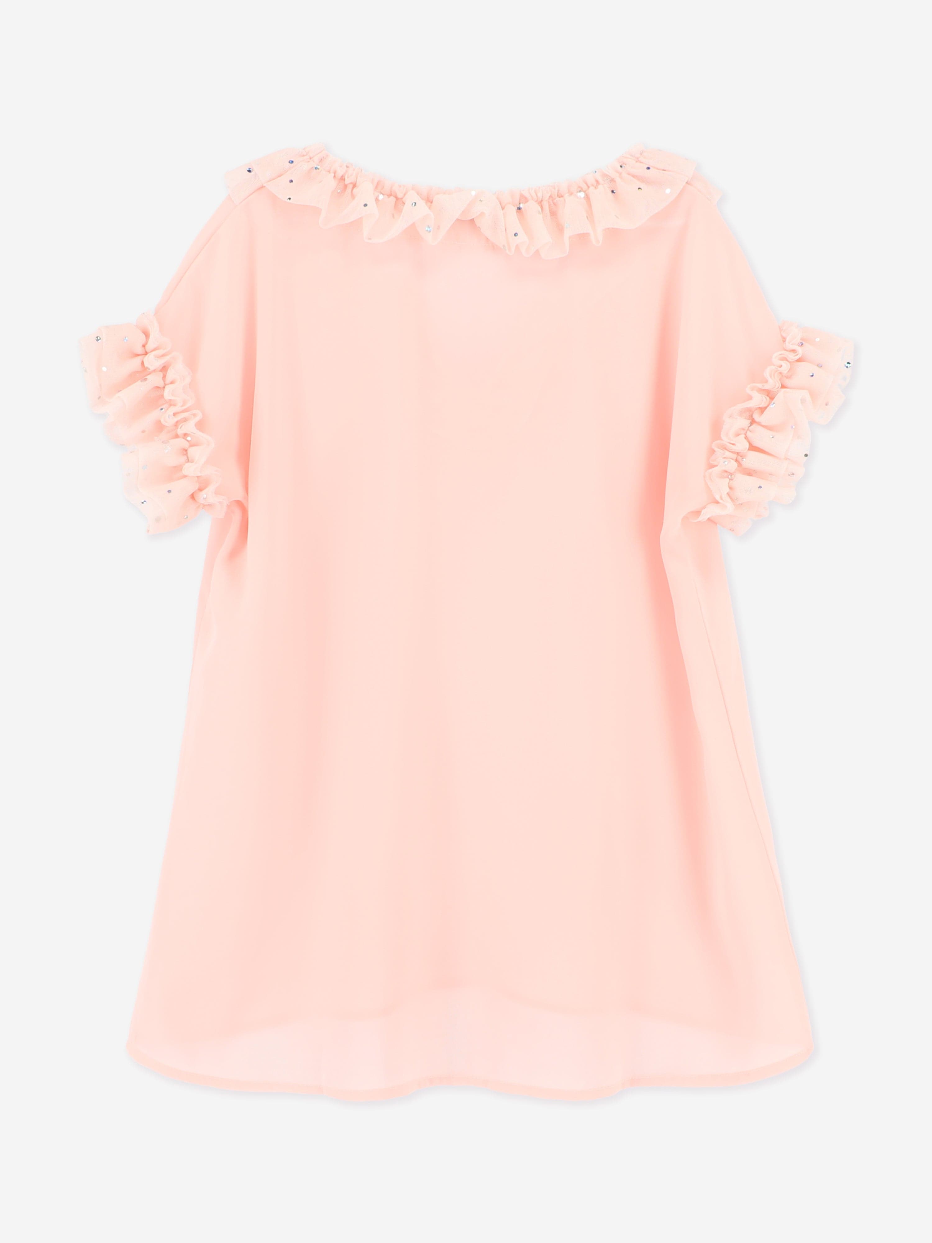 Girls Irena Sparkle Kaftan in Pink