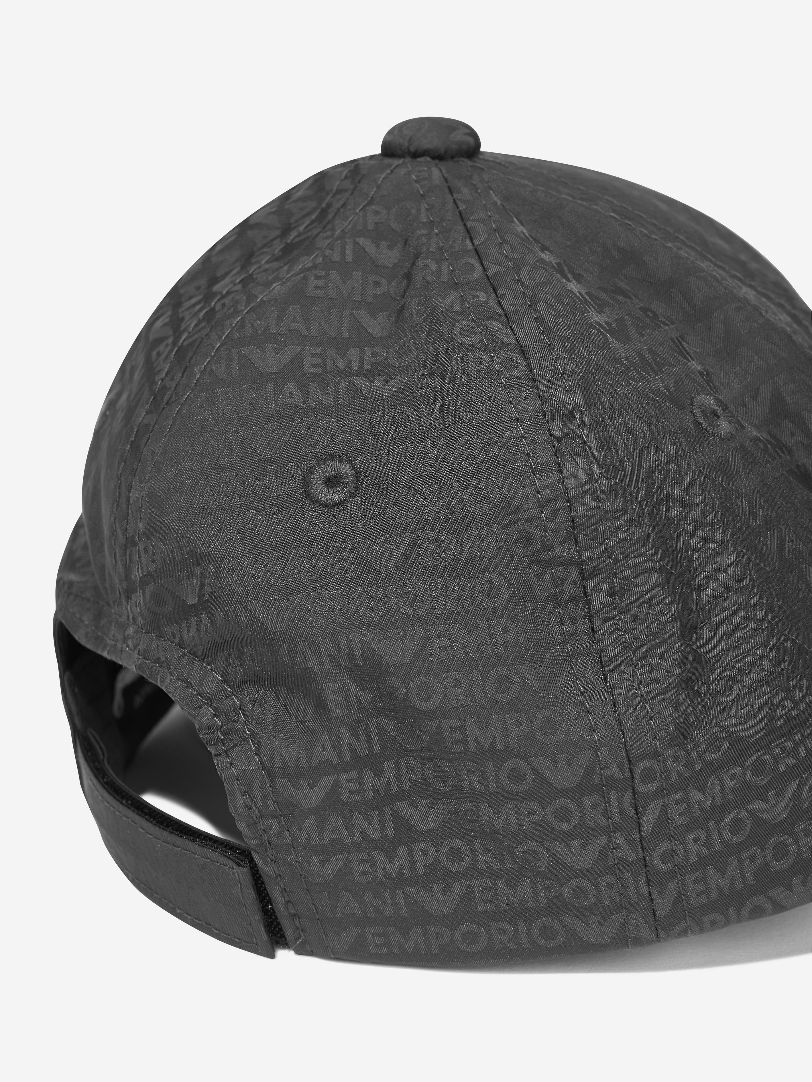 Emporio Armani Boys Logo Baseball Cap in Green