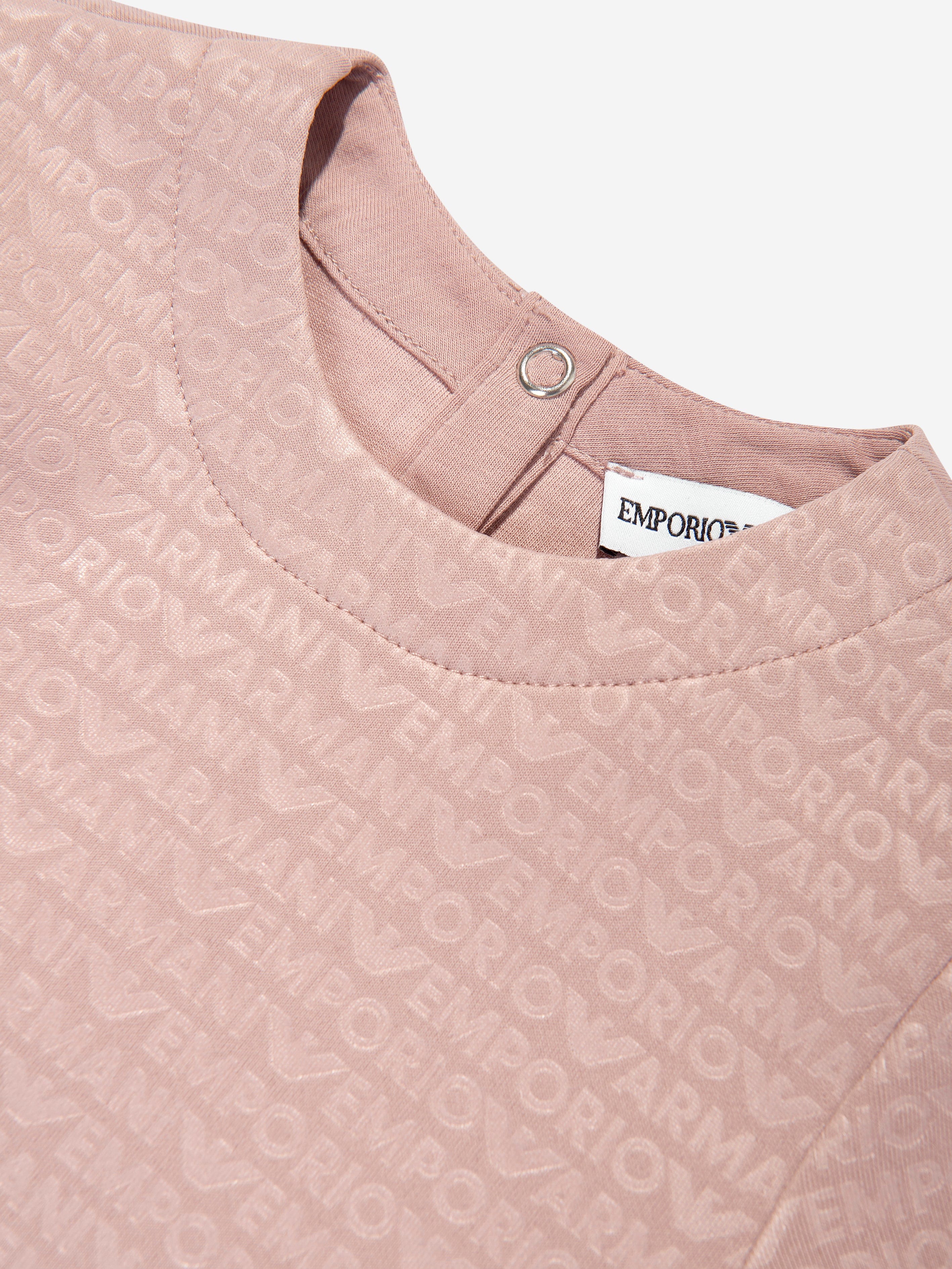 Baby Girls Logo Dress in Pink