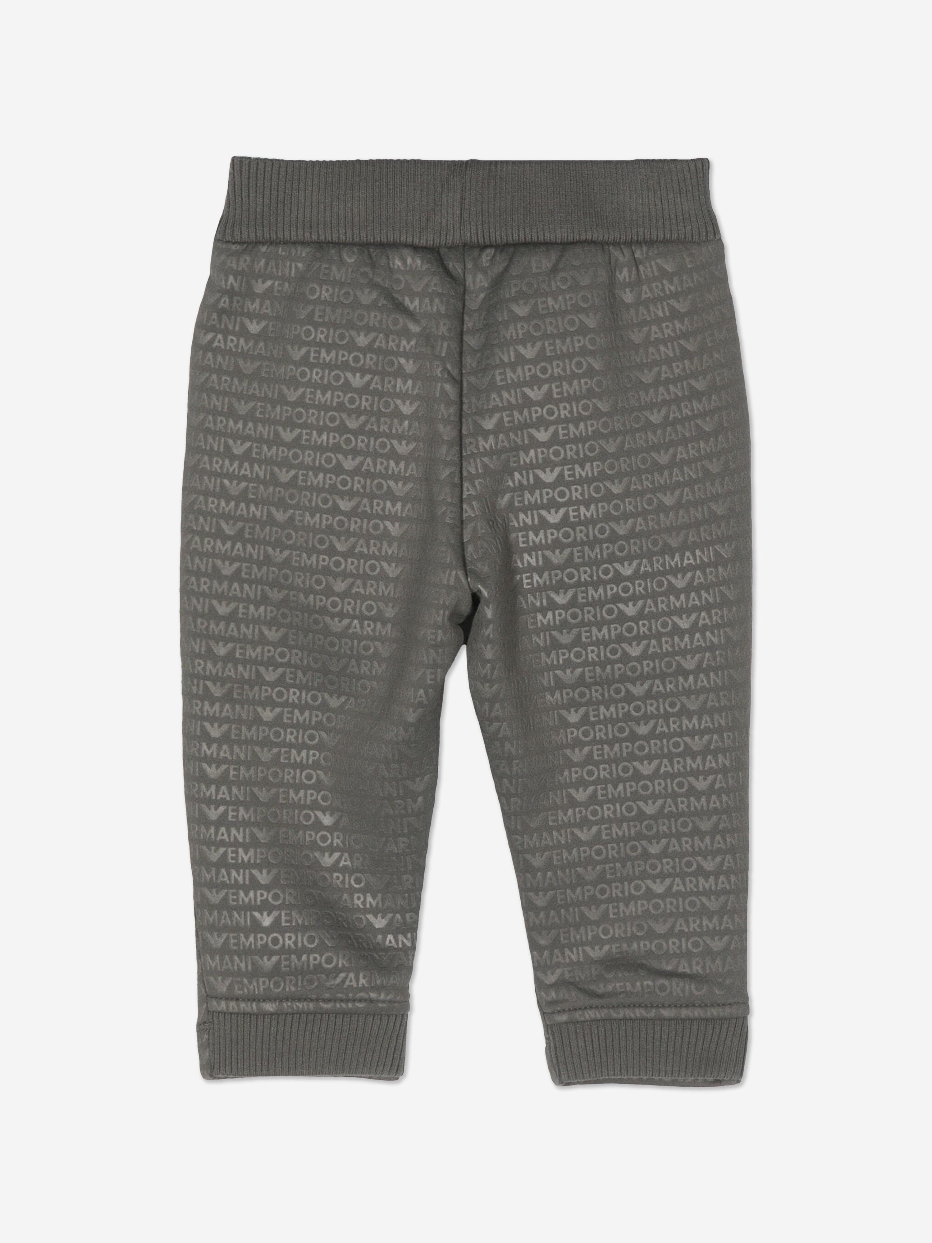 Emporio Armani Baby Boys Logo Jogtgers in Green